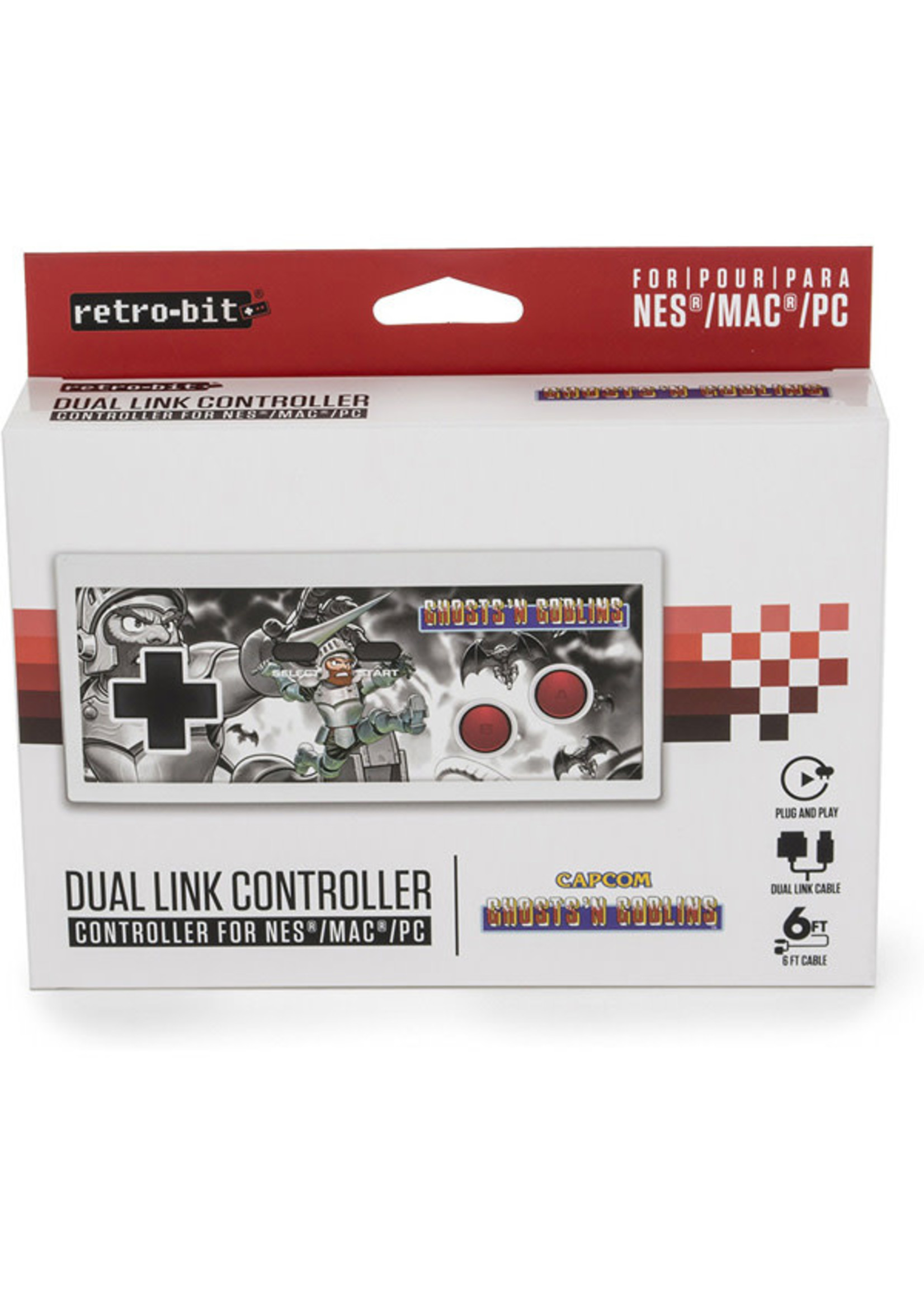 Ghosts N Goblins NES + USB Dual Link Controller (NES, PC & Mac) [Retro-Bit]
