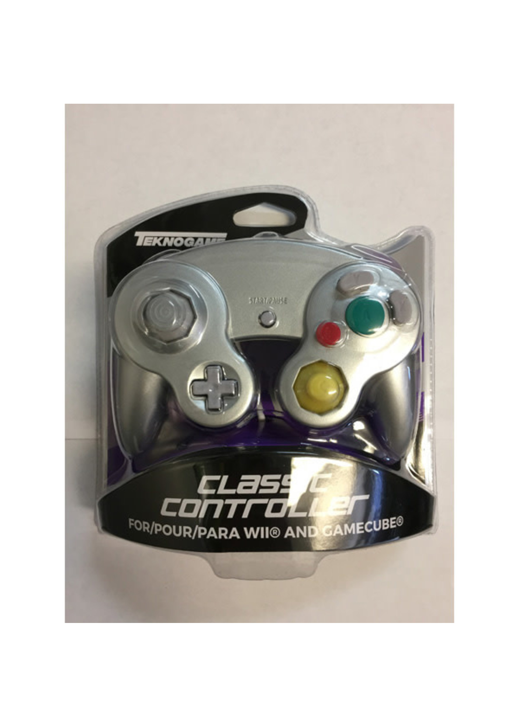 GameCube Platinum Silver Wired Controller [Teknogame]