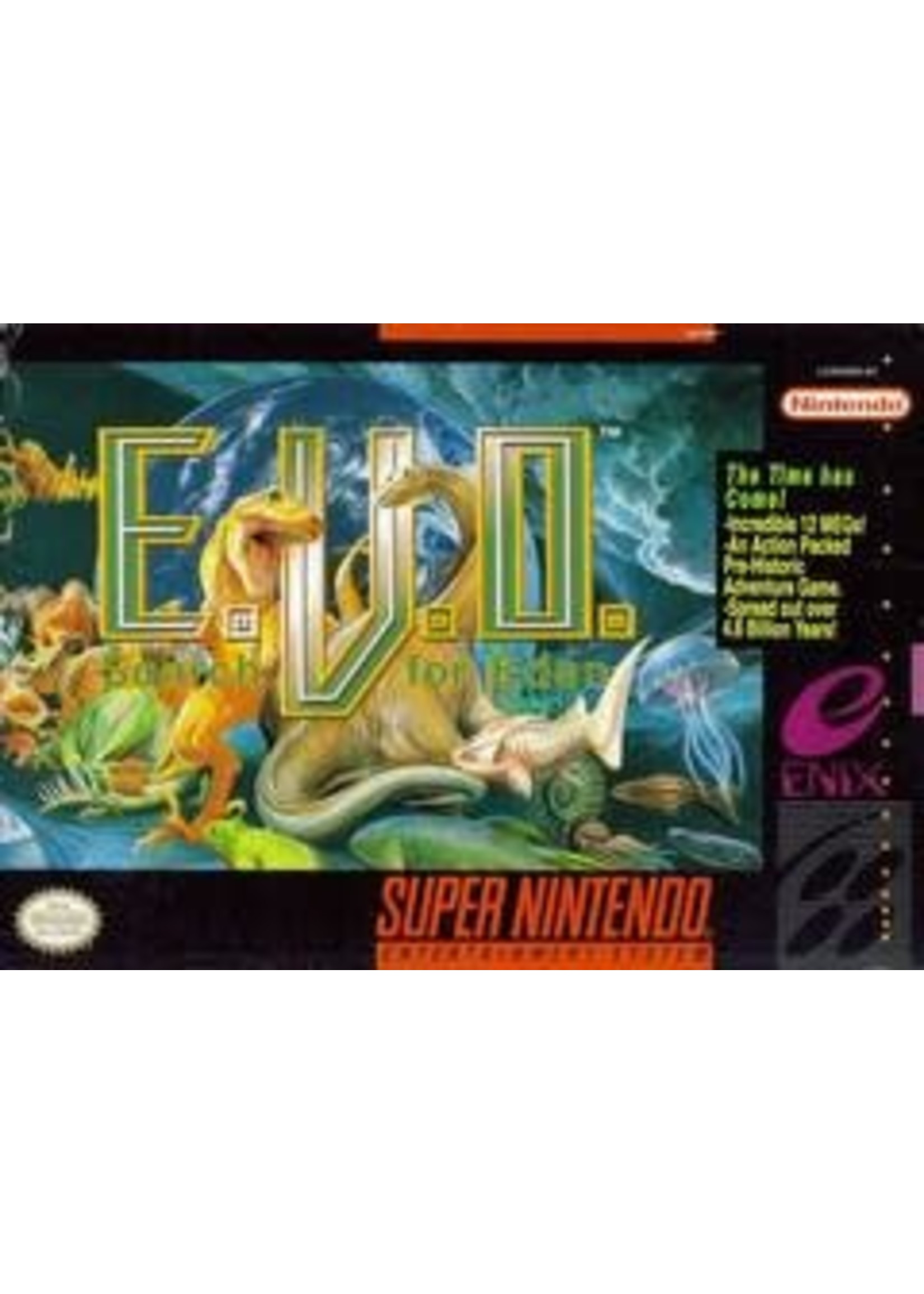 EVO The Search For Eden Super Nintendo CART ONLY