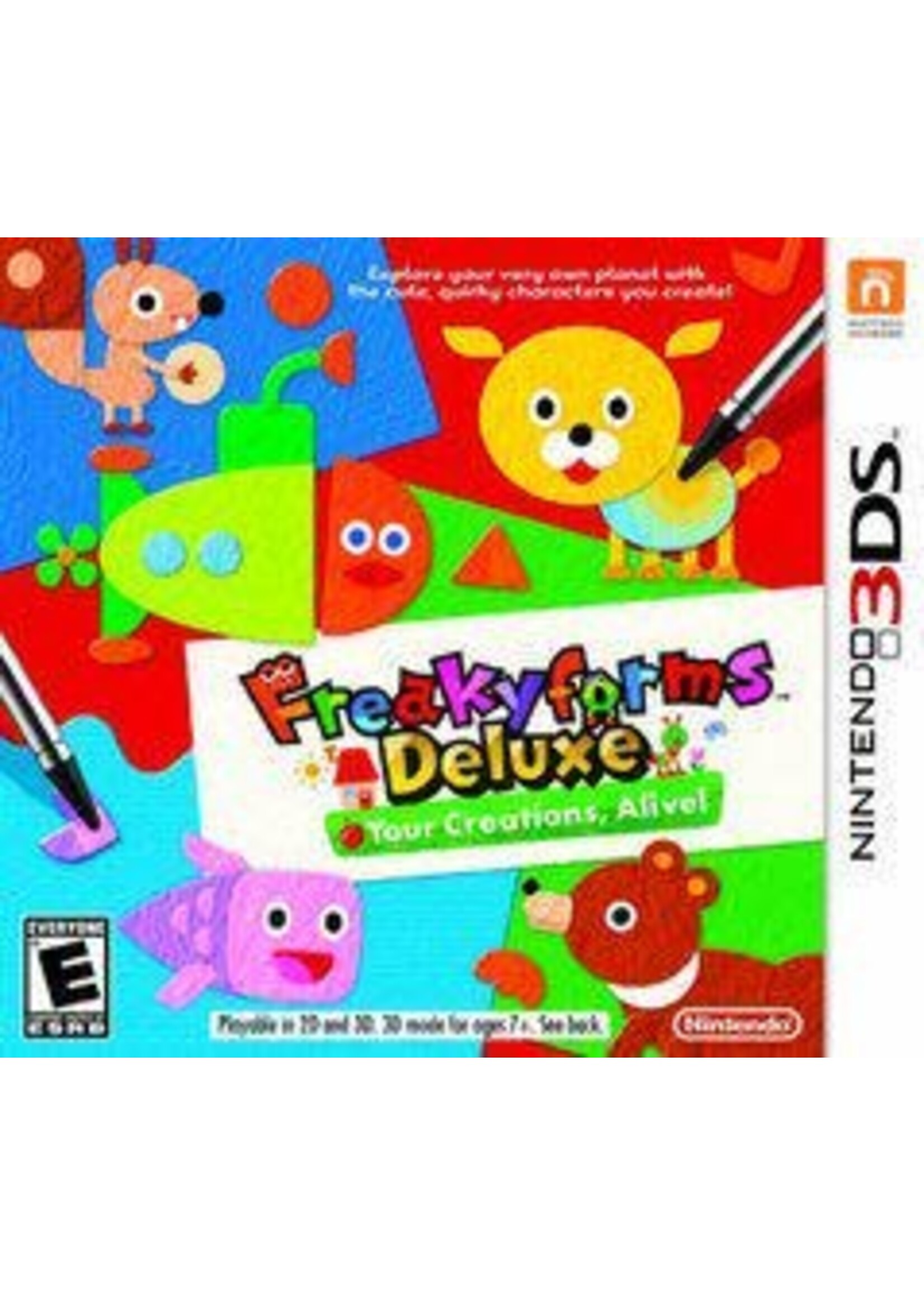 Freakyforms Deluxe Your Creations Alive Nintendo 3DS USAGÉ