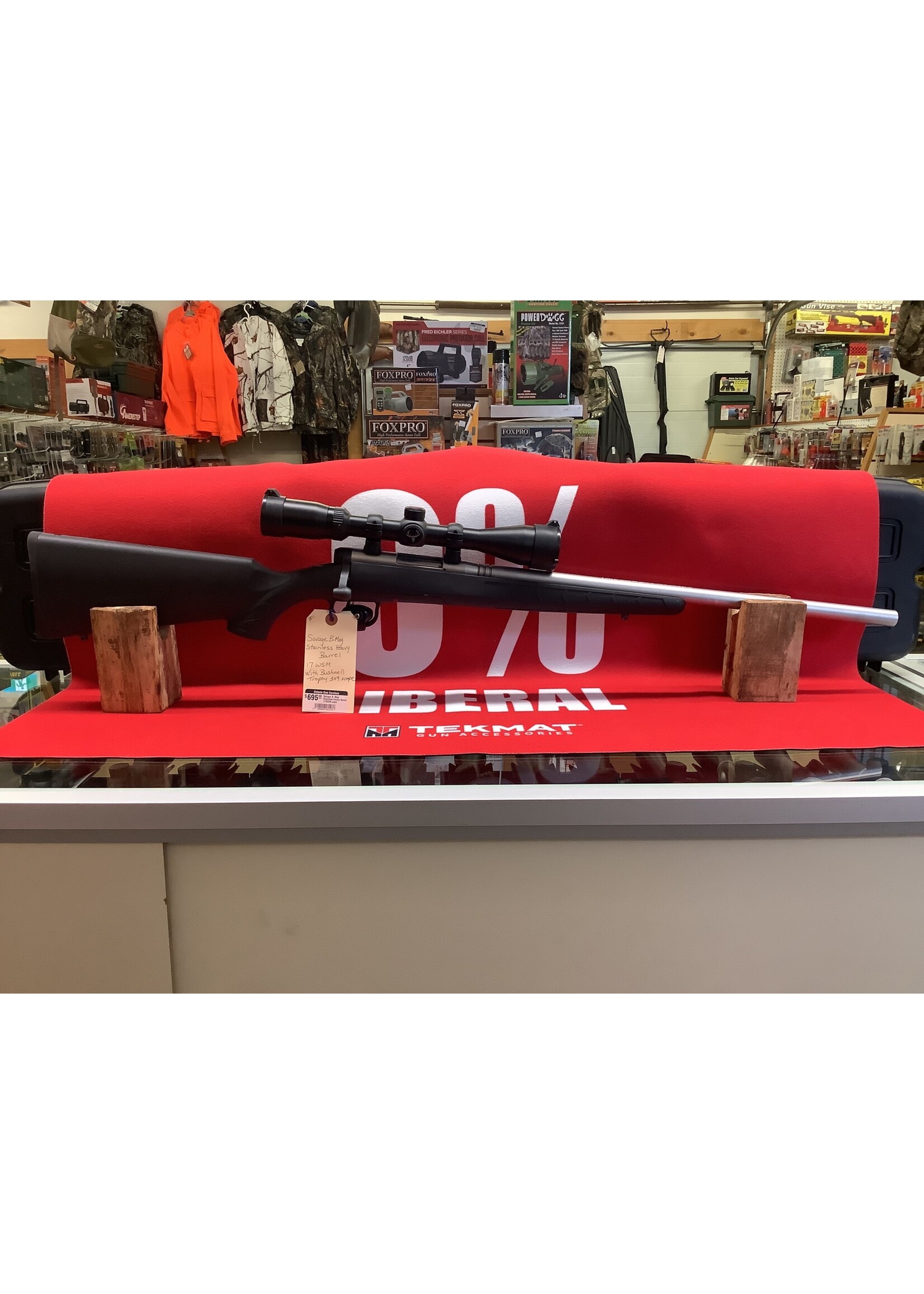Savage B. Mag Stainless Heavy Barrel 17WSM used