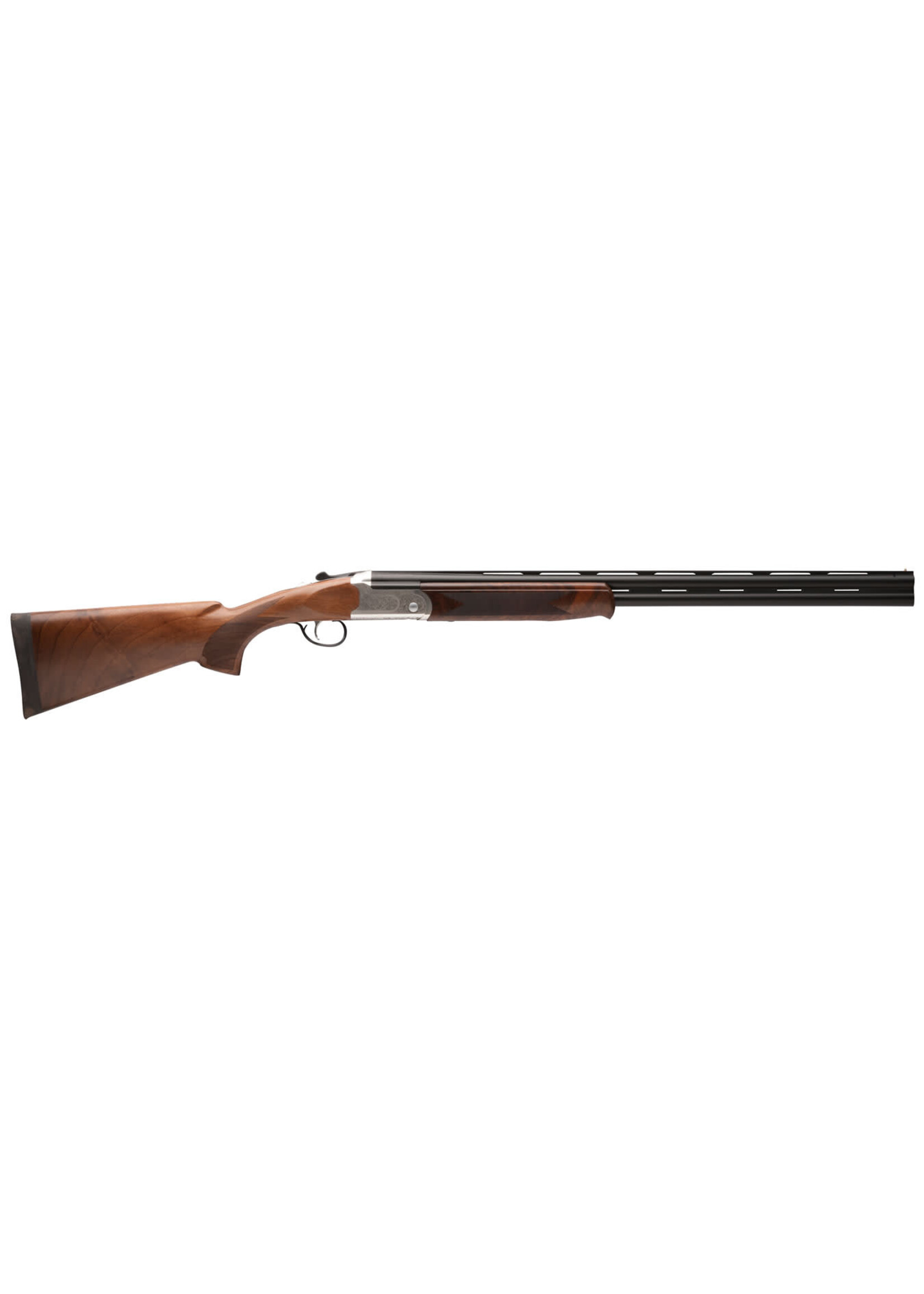 STEVENS 555E 28GA 3" 26" BLUED BARREL Silver ENGRAVED RECEIVER WALNUT STOCK W/ AUTO EJECTOR OVER/UNDER #22594