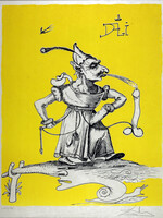 Salvador Dali Salvador Dali "Les Songes Drolatiques de Pantagruel- Untitled J""