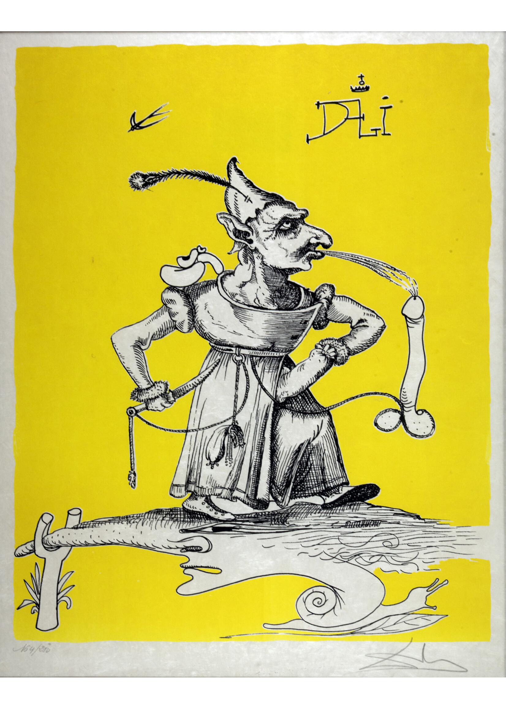 Salvador Dali Salvador Dali "Les Songes Drolatiques de Pantagruel- Untitled J"