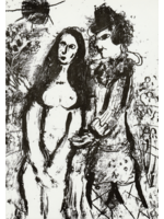 Marc Chagall Marc Chagall "Clown in Love"