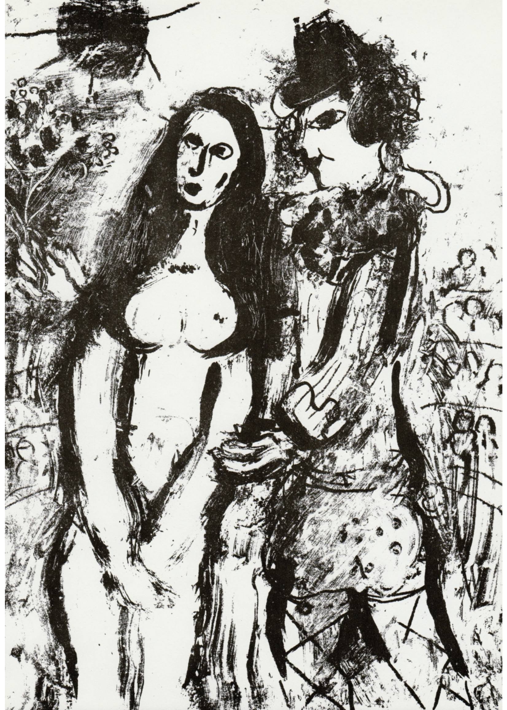 Marc Chagall Marc Chagall "Clown in Love"