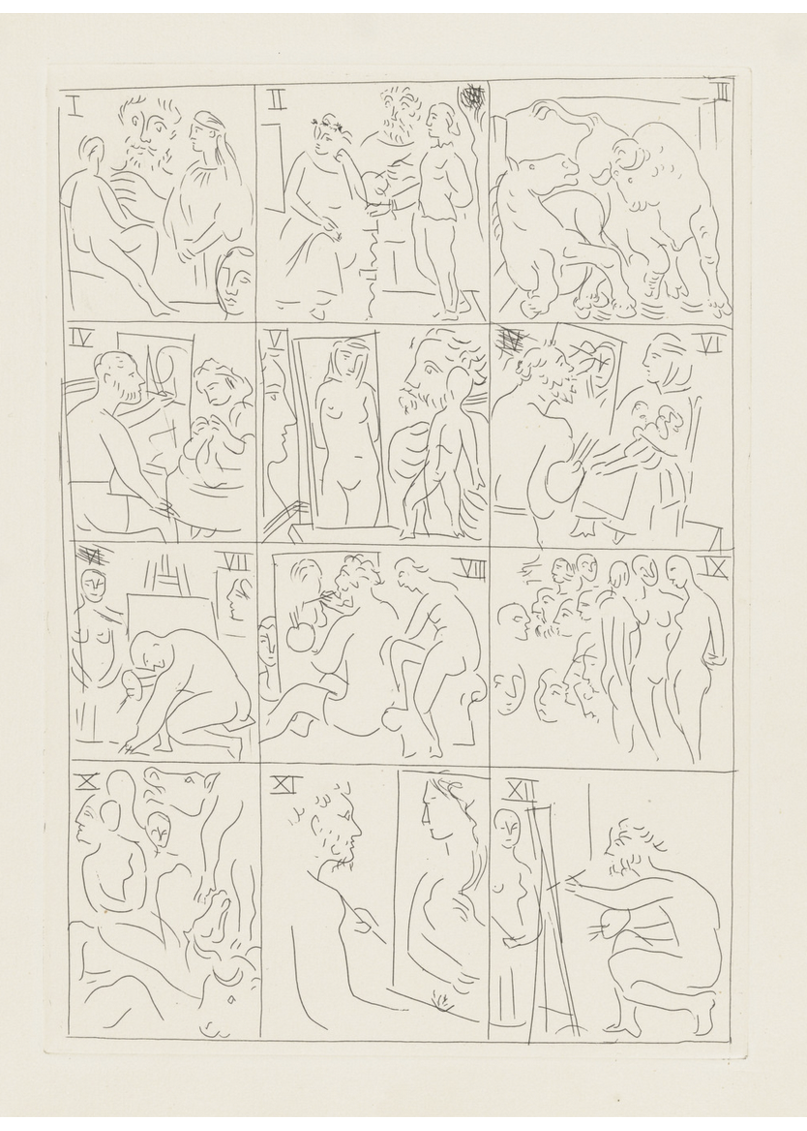 Pablo Picasso Pablo Picasso "Le Chef- D'eyvre Inconnu"