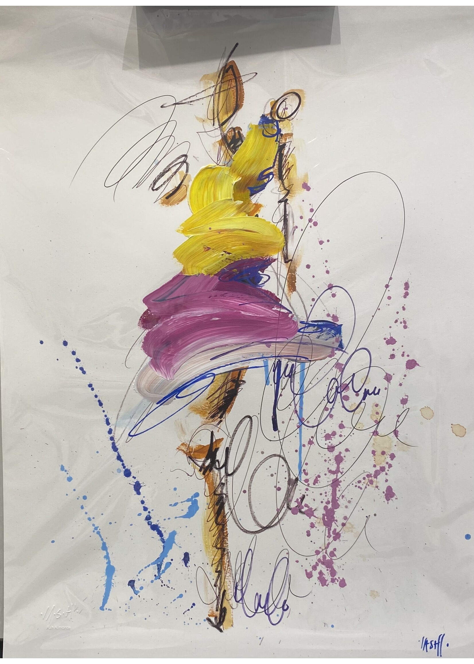 Ash Almonte Ash Almonte "Yellow Pink Purple Figure"