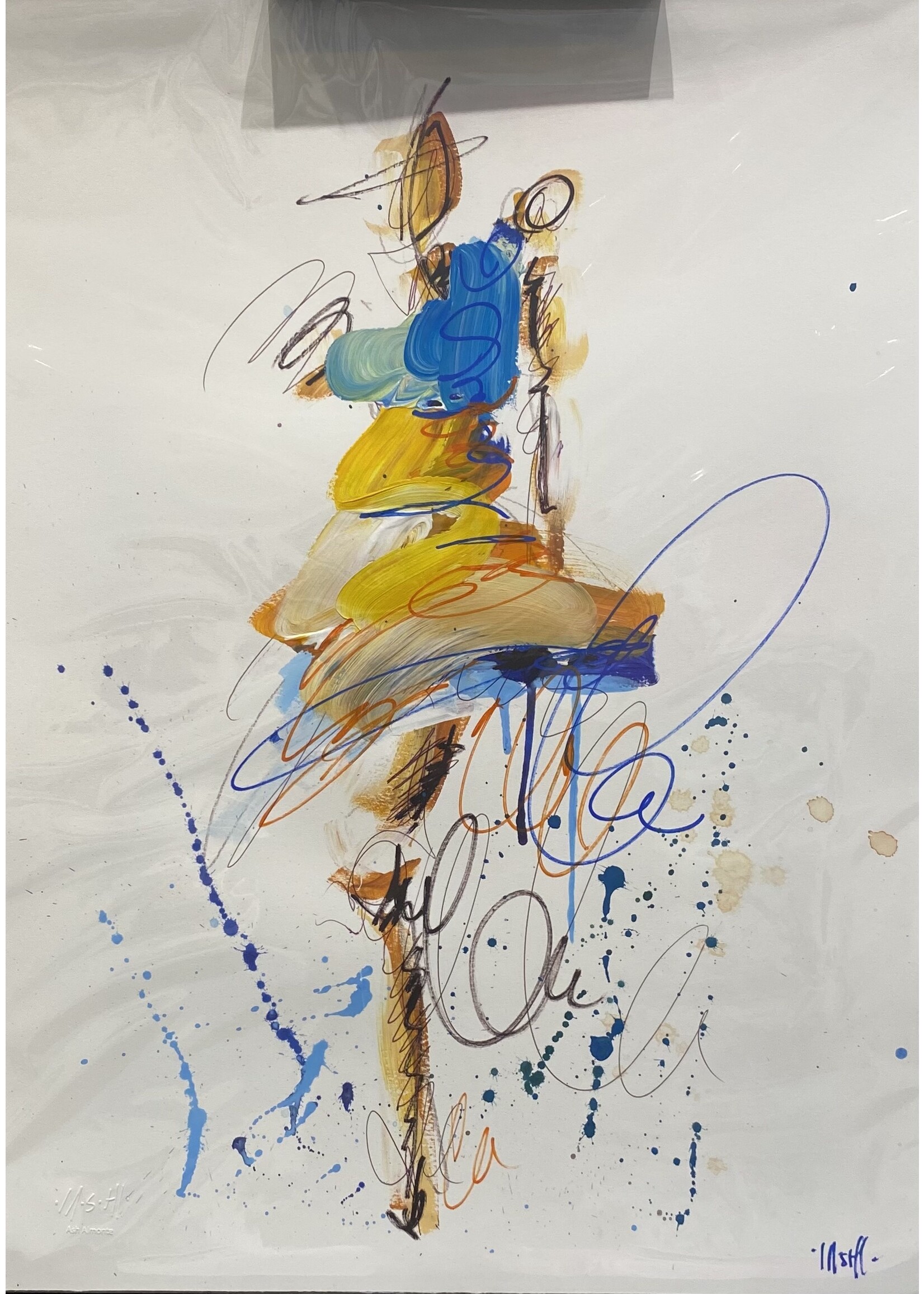 Ash Almonte Ash Almonte "Orange Swirl Figure"
