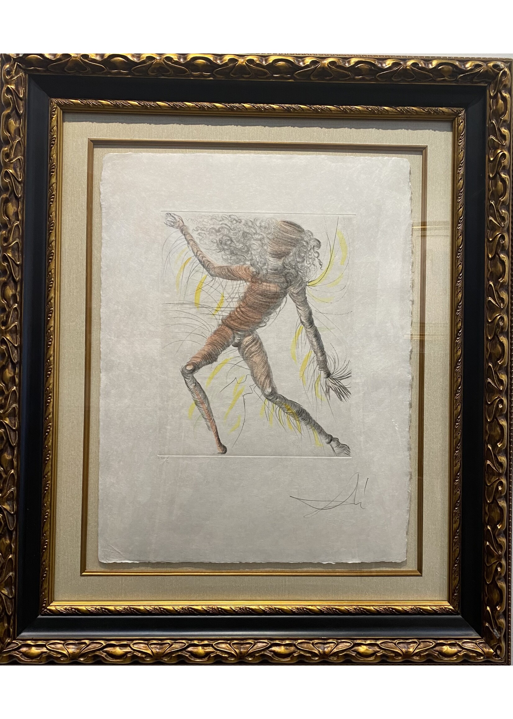 Salvador Dali Salvador Dali "The Hippies: Cosmonaut"