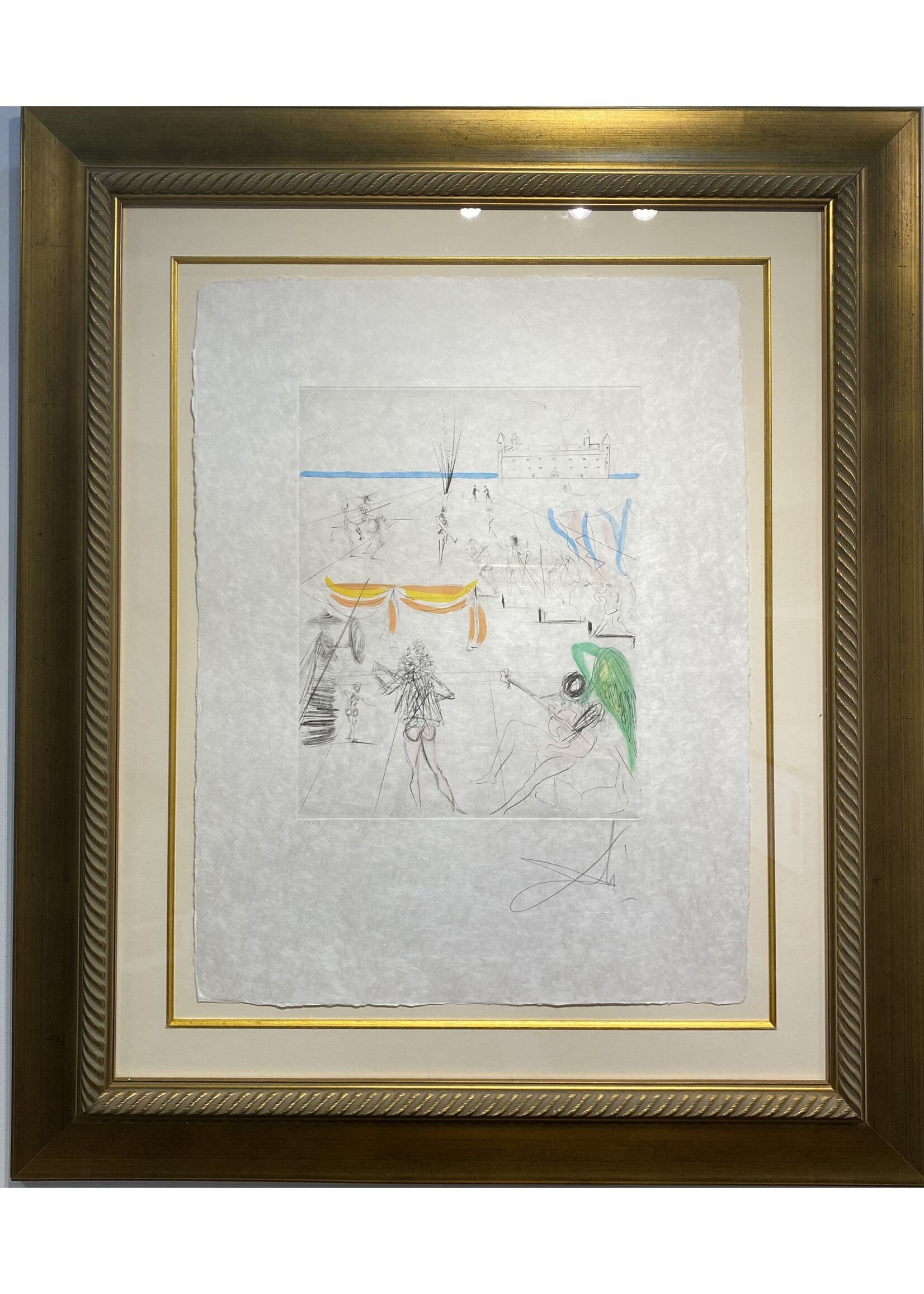Salvador Dali Salvador Dali "The Hippies: Santiago of Compostella"