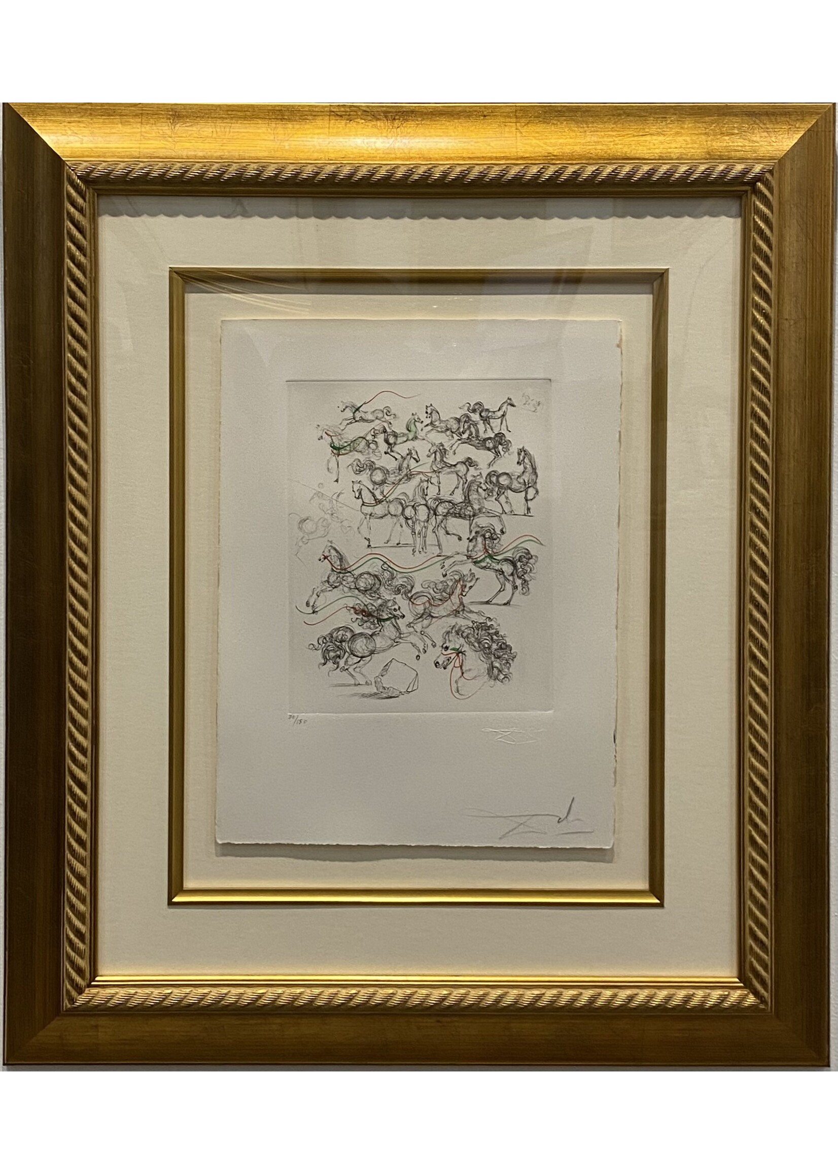 Salvador Dali Salvador Dali "Mao Zedong: Petite Horses"