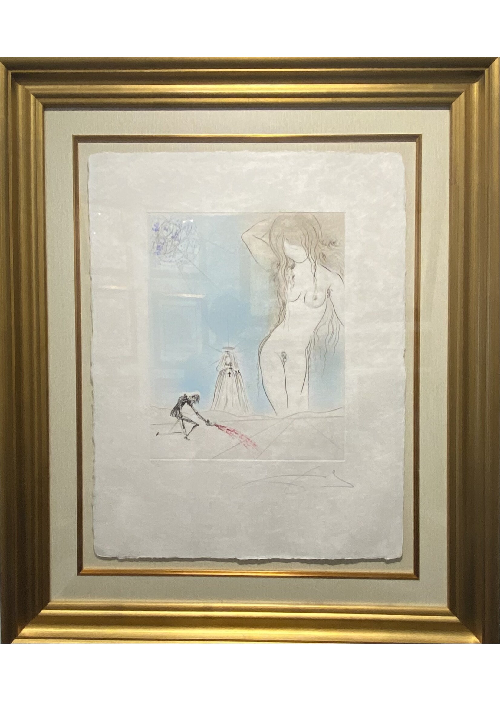 Salvador Dali Salvador Dali "Don-Juan: The Nude"
