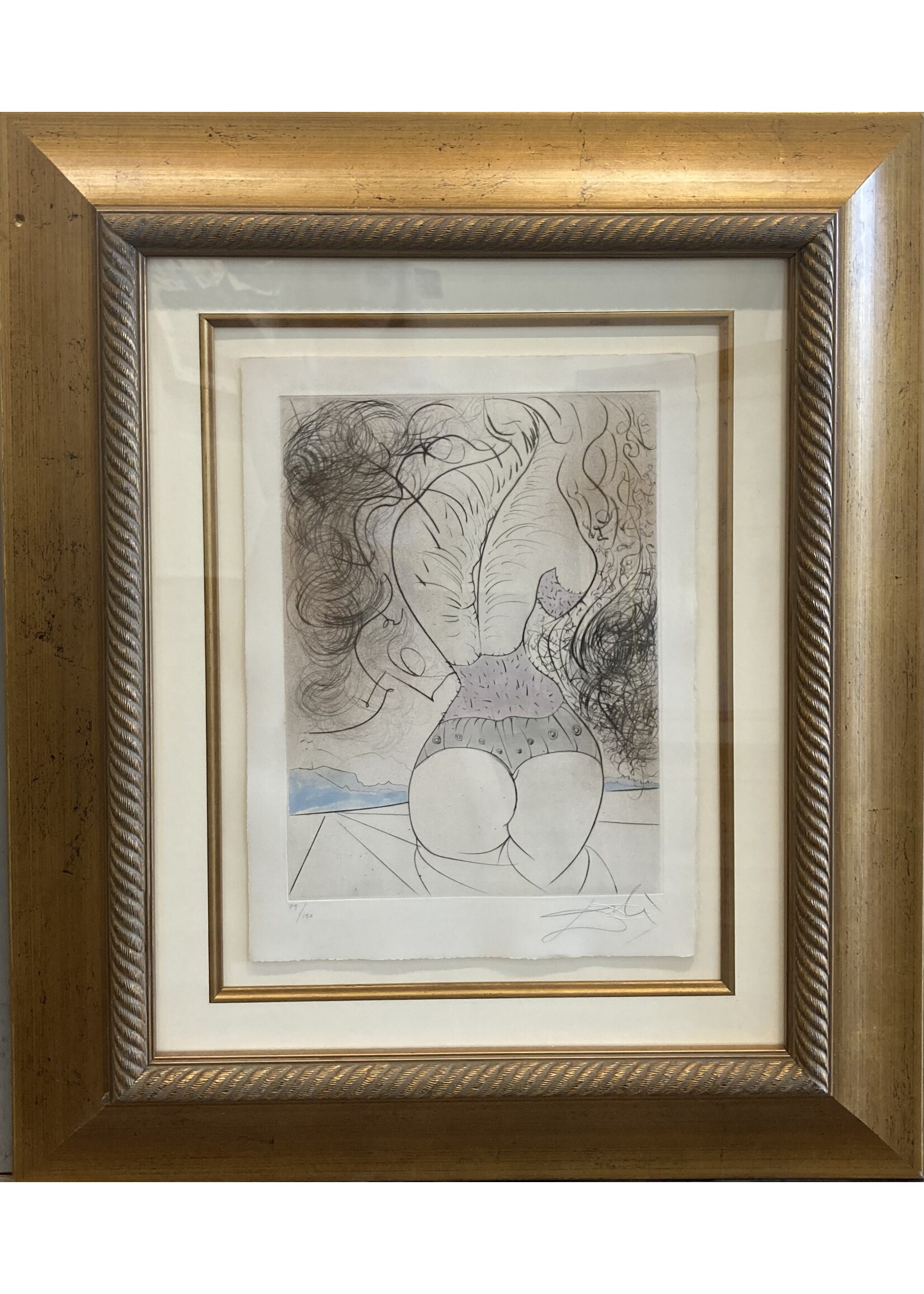 Salvador Dali Salvador Dali "Venus in Furs: Leaf Woman"