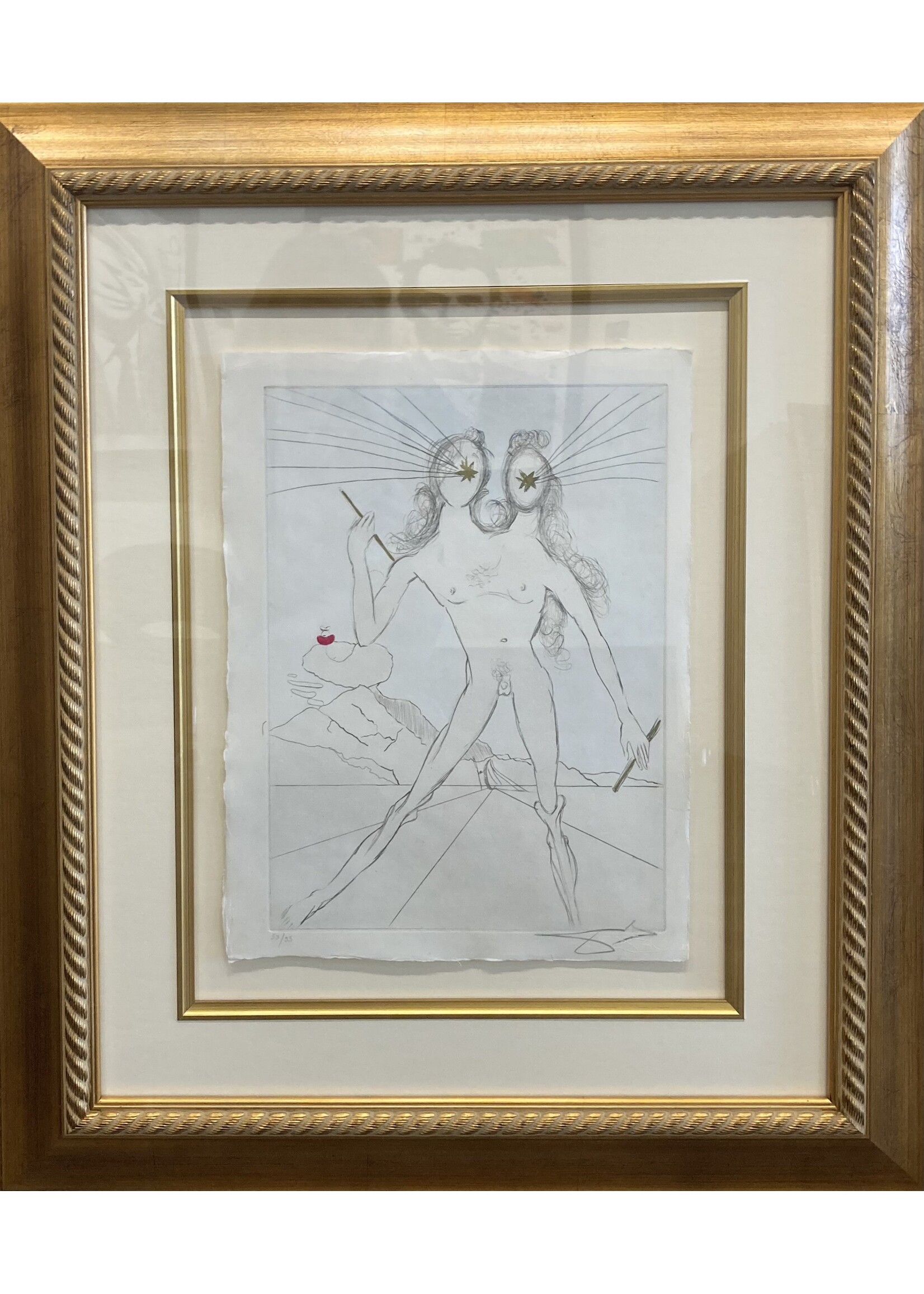 Salvador Dali Salvador Dali "Ronsard: Bicephalous"