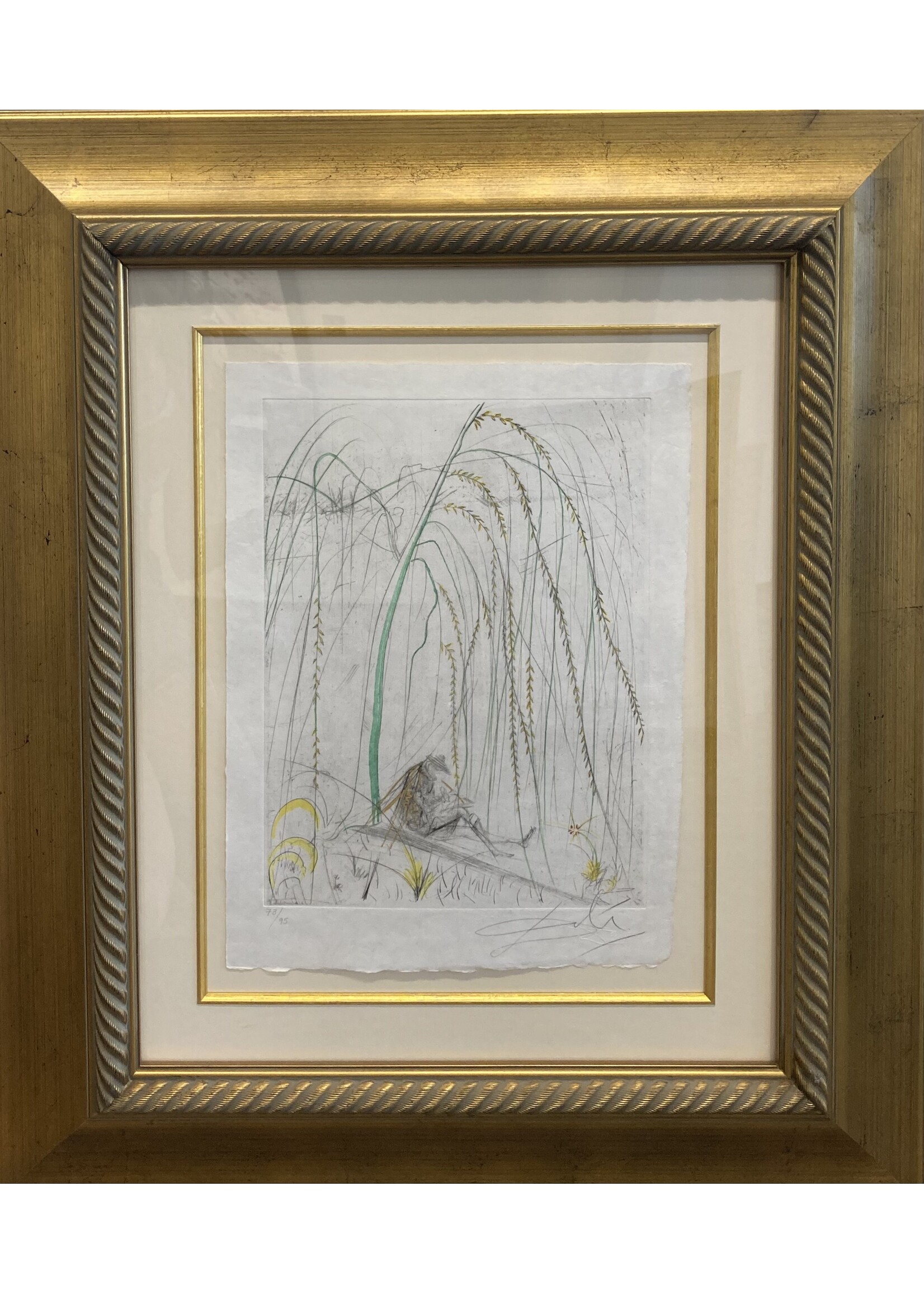 Salvador Dali Salvador Dali "Ronsard: Weeping Willow"