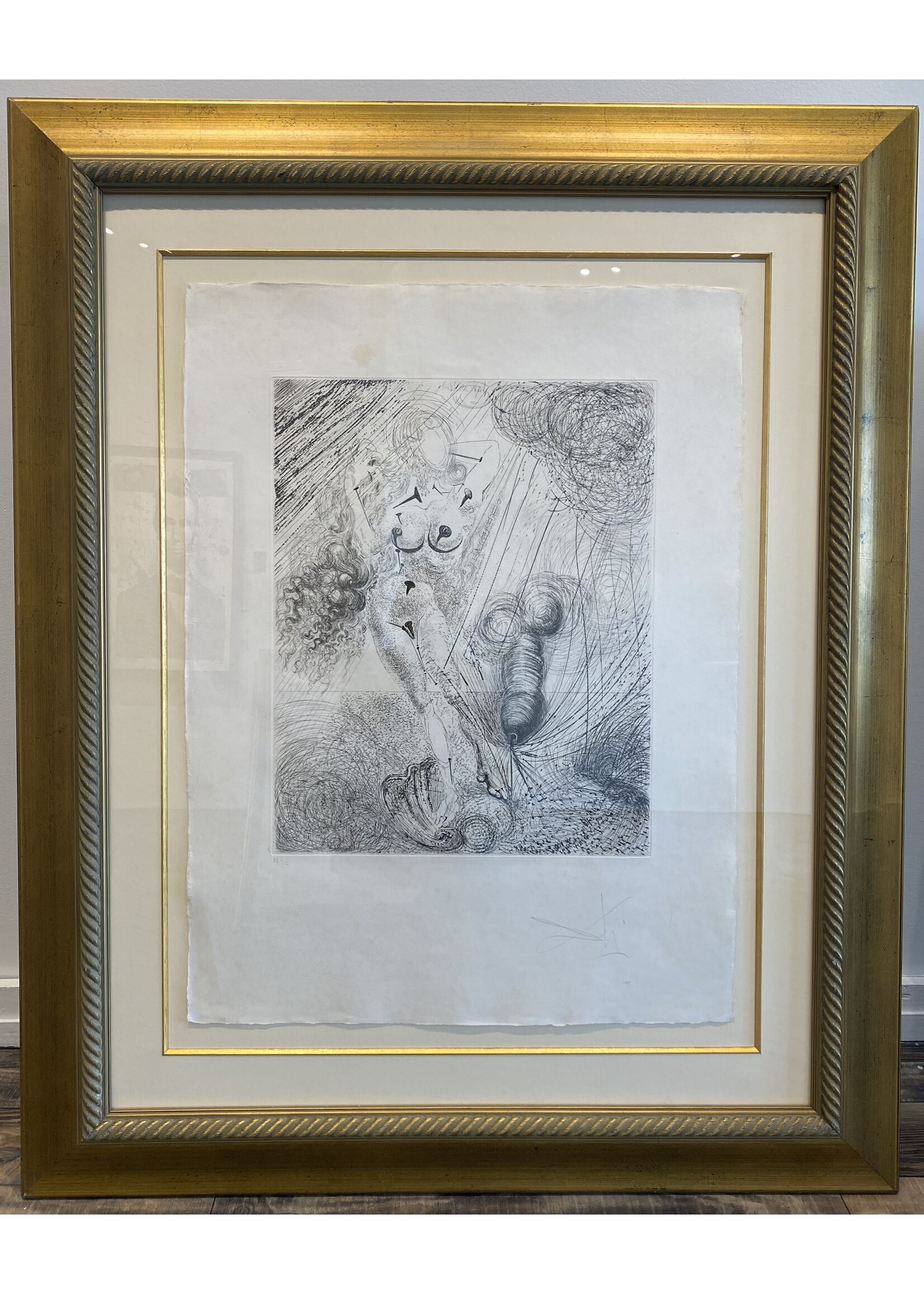 Salvador Dali Salvador Dali "Mythology: Birth of Venus"