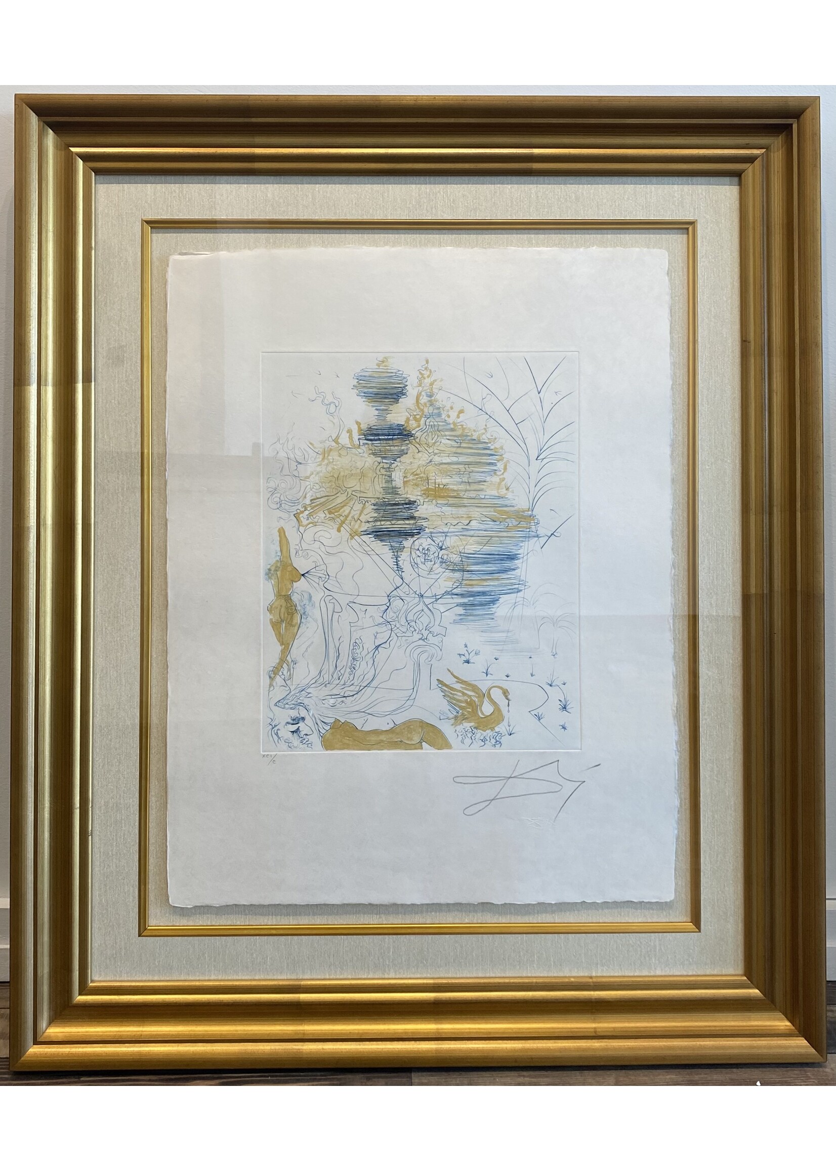 Salvador Dali Salvador Dali "The Hippies: Pagoda"