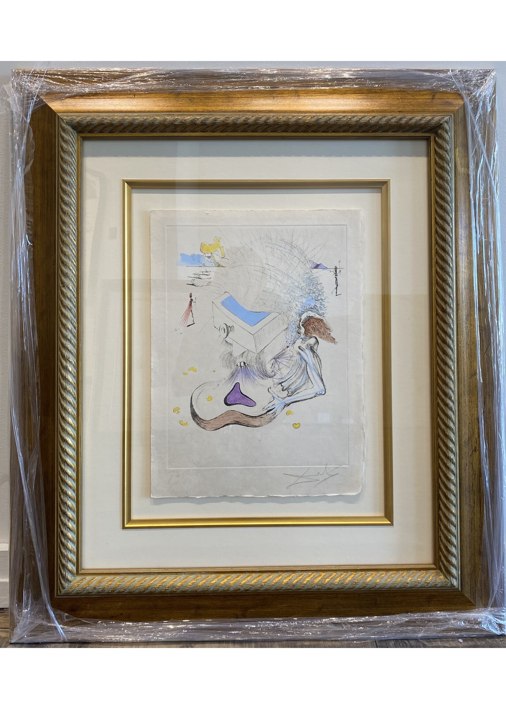 Salvador Dali Salvador Dali "Apollinaire: Drawer with Head"