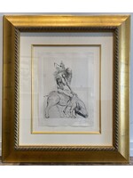 Salvador Dali Salvador Dali "Faust: Woman with Pig"