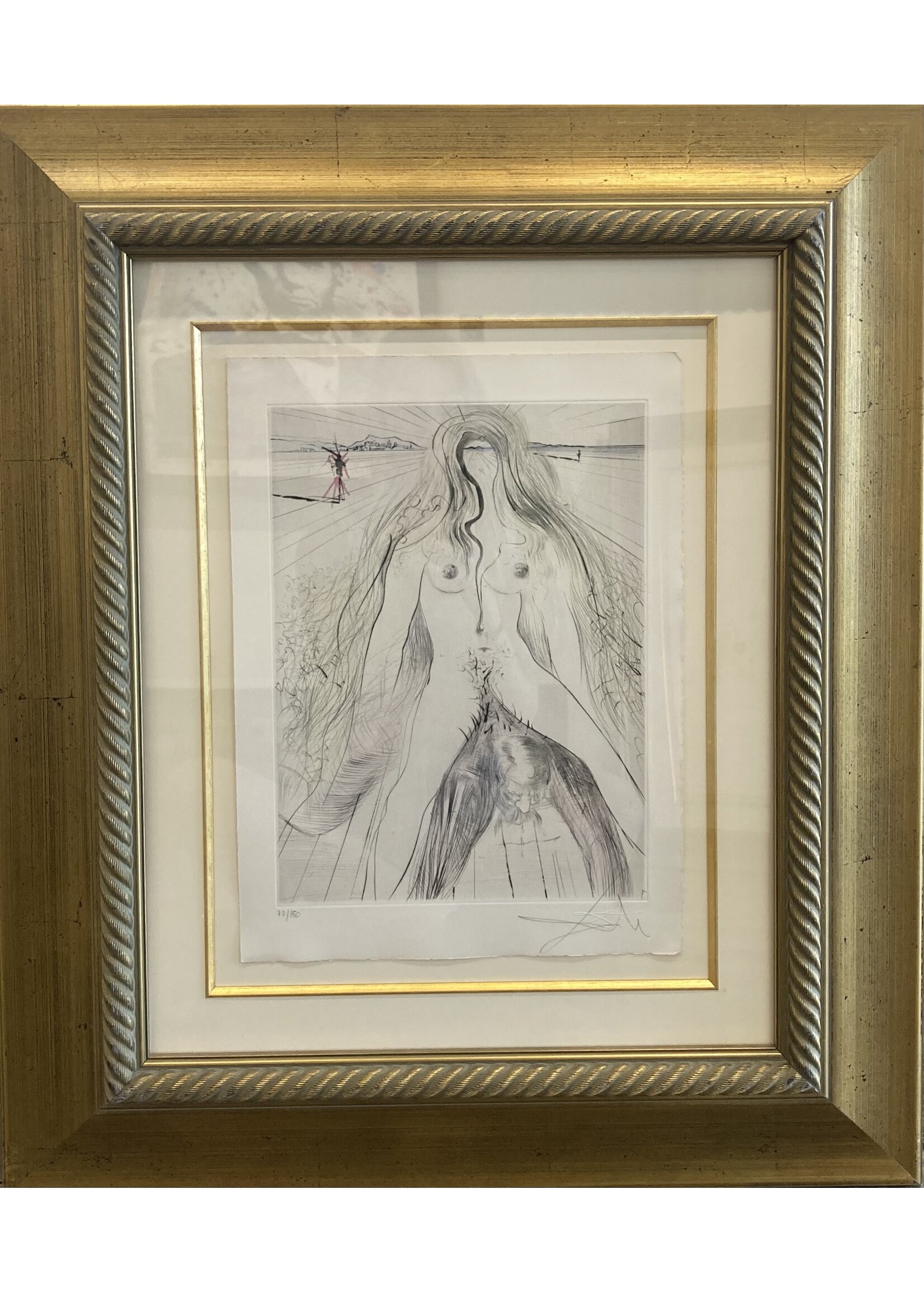 Salvador Dali Salvador Dali "Venus in Furs: Woman on Horseback"