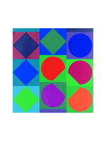 Victor Vasarely Victor Vasarely "Hommage à l'Hexagone, 1969"