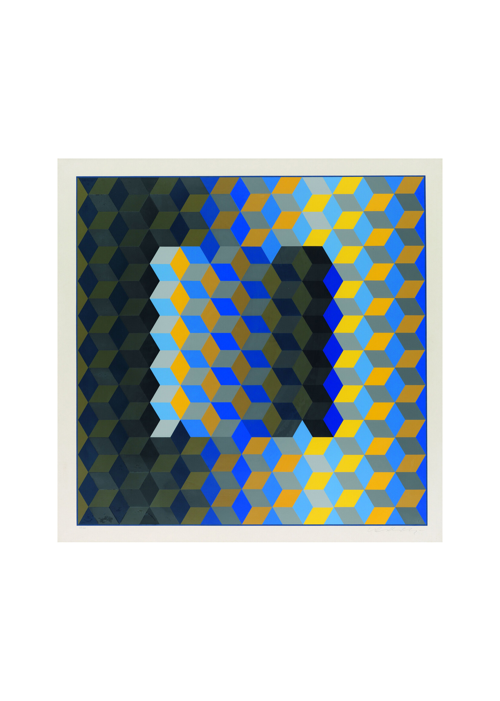 Victor Vasarely Victor Vasarely "Folclore Panetario"