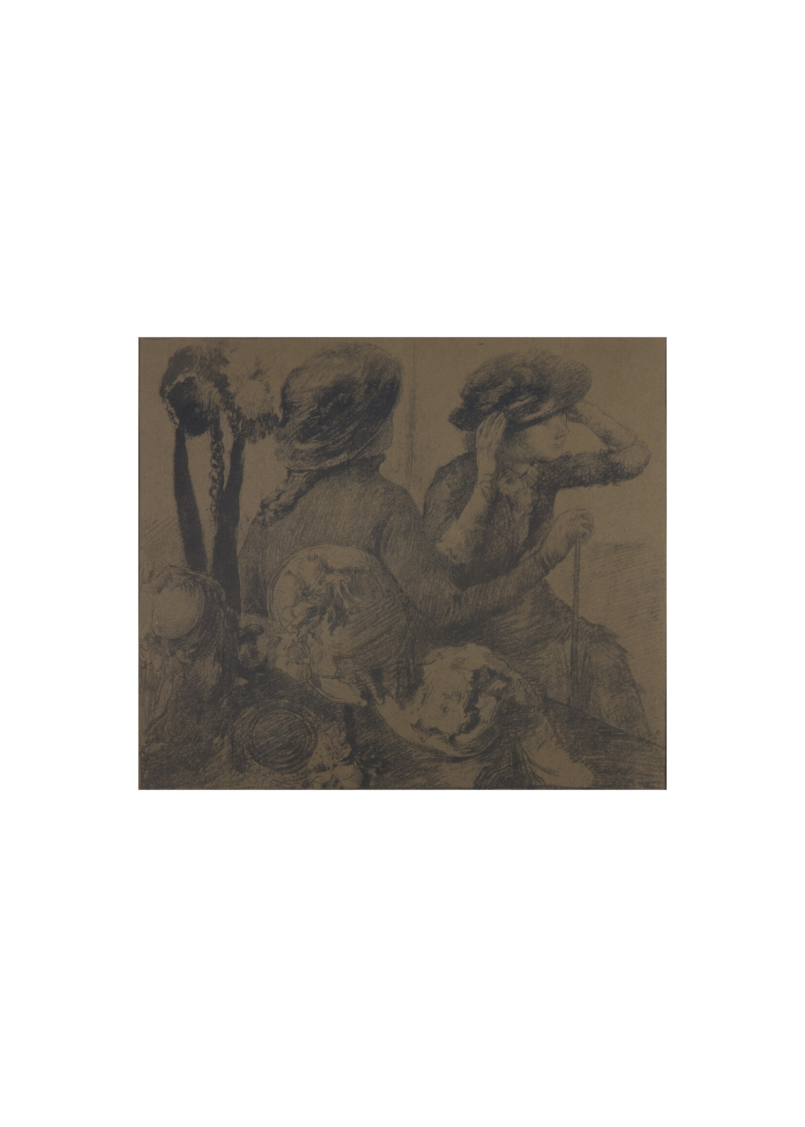 Edgar Degas & George W Thornley Edgar Degas & George W Thornley "Chez la Modiste"