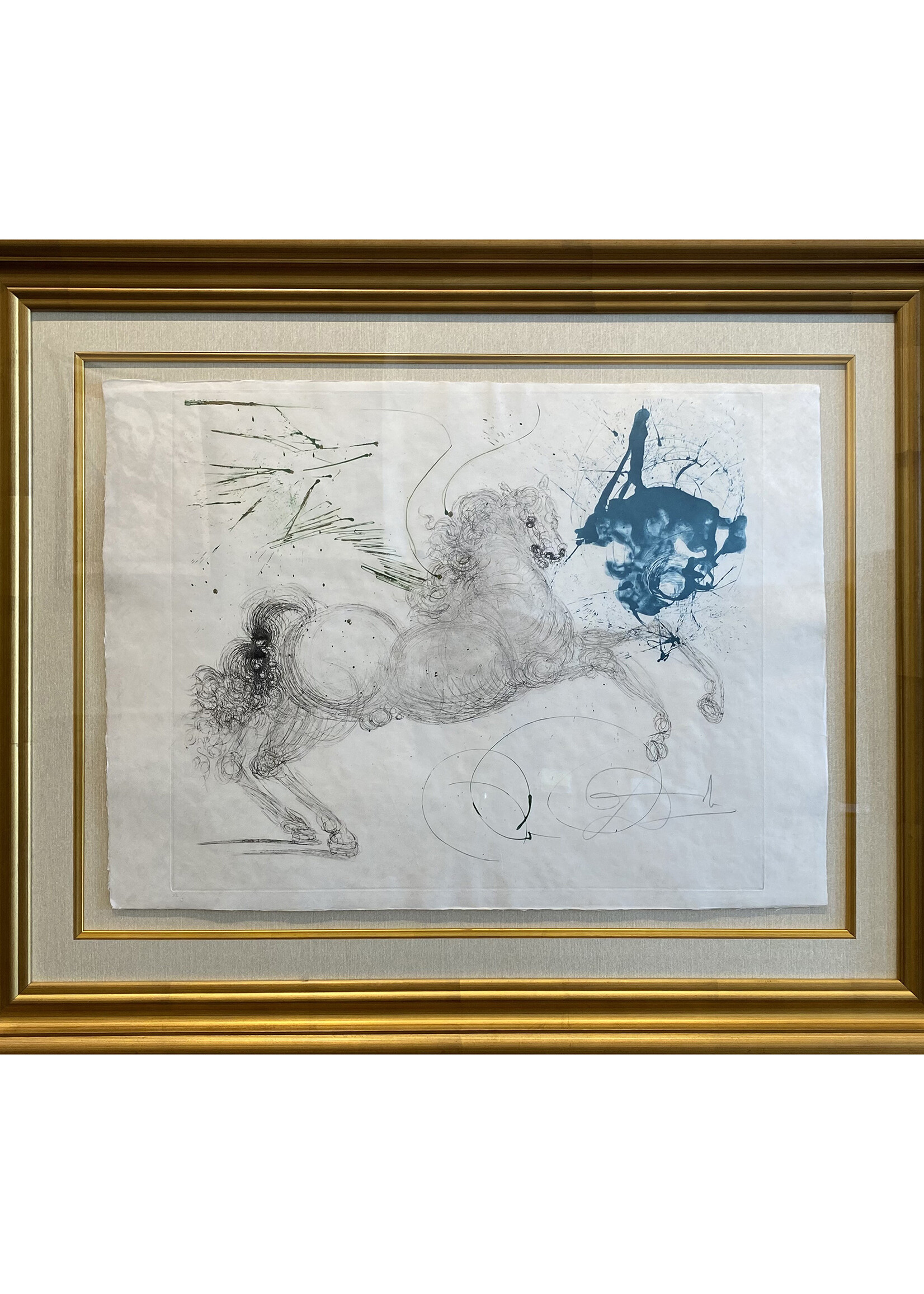 Salvador Dali Salvador Dali "Mythology: Pegasus"