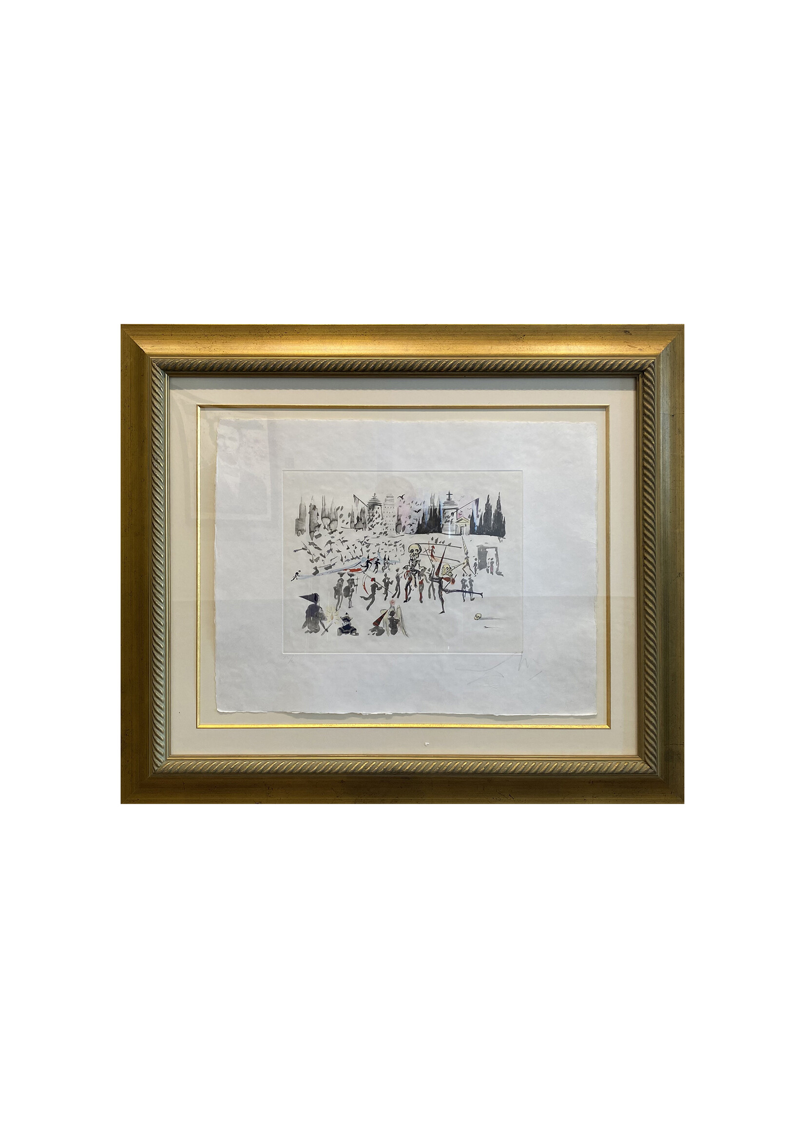 Salvador Dali Salvador Dali "Surrealist Bullfight: The Mills"