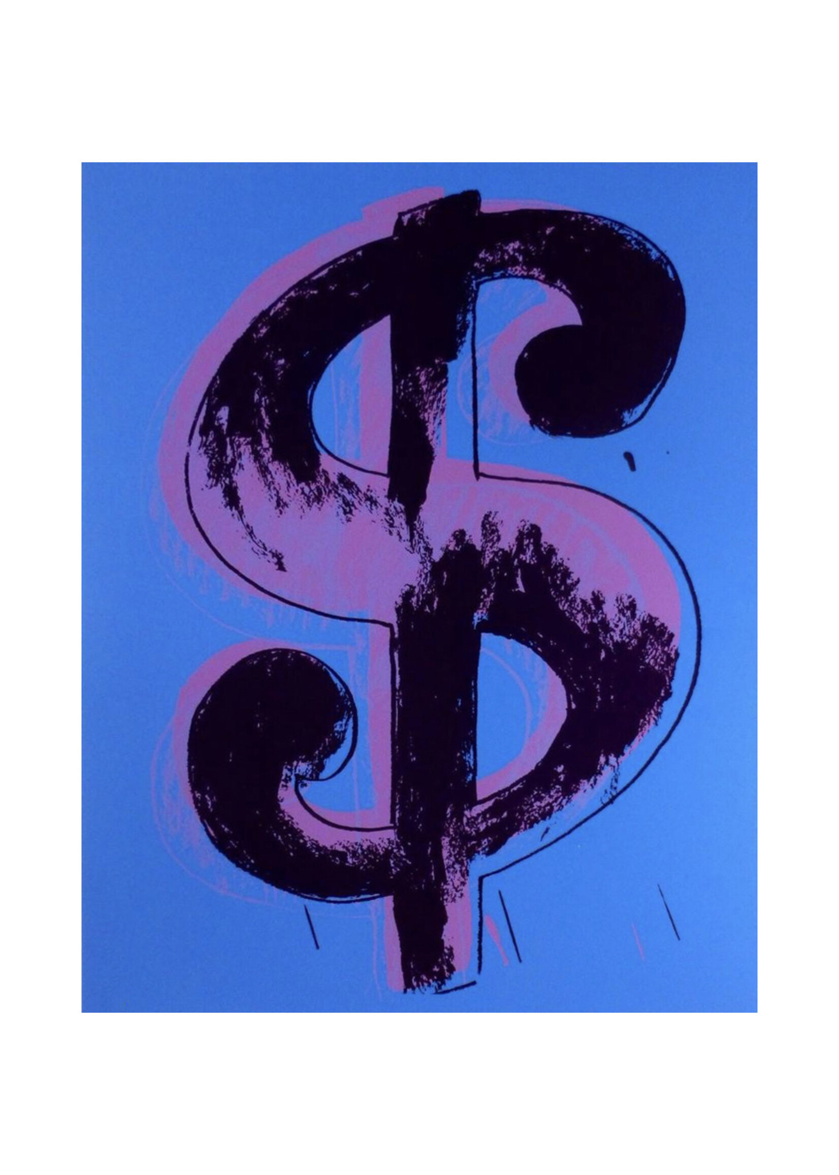 Andy Warhol Andy Warhol "Dollar Blue"