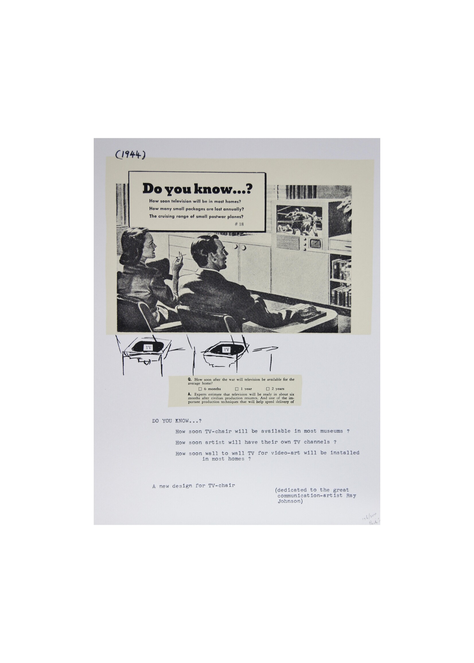 Nam June Paik Nam June Paik "Untitled"