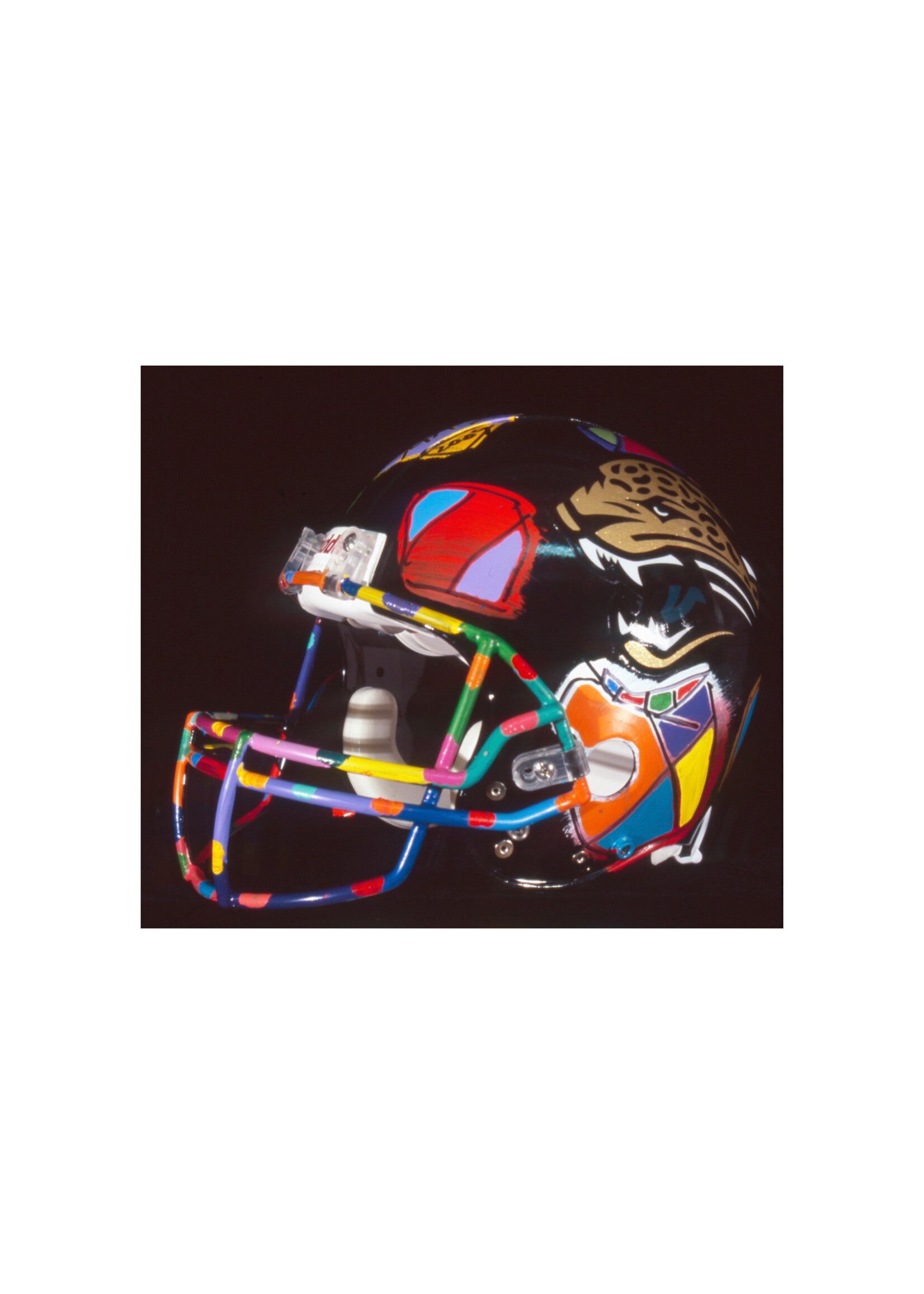 Peter Max Peter Max "Jacksonville Jaguars Helmet"