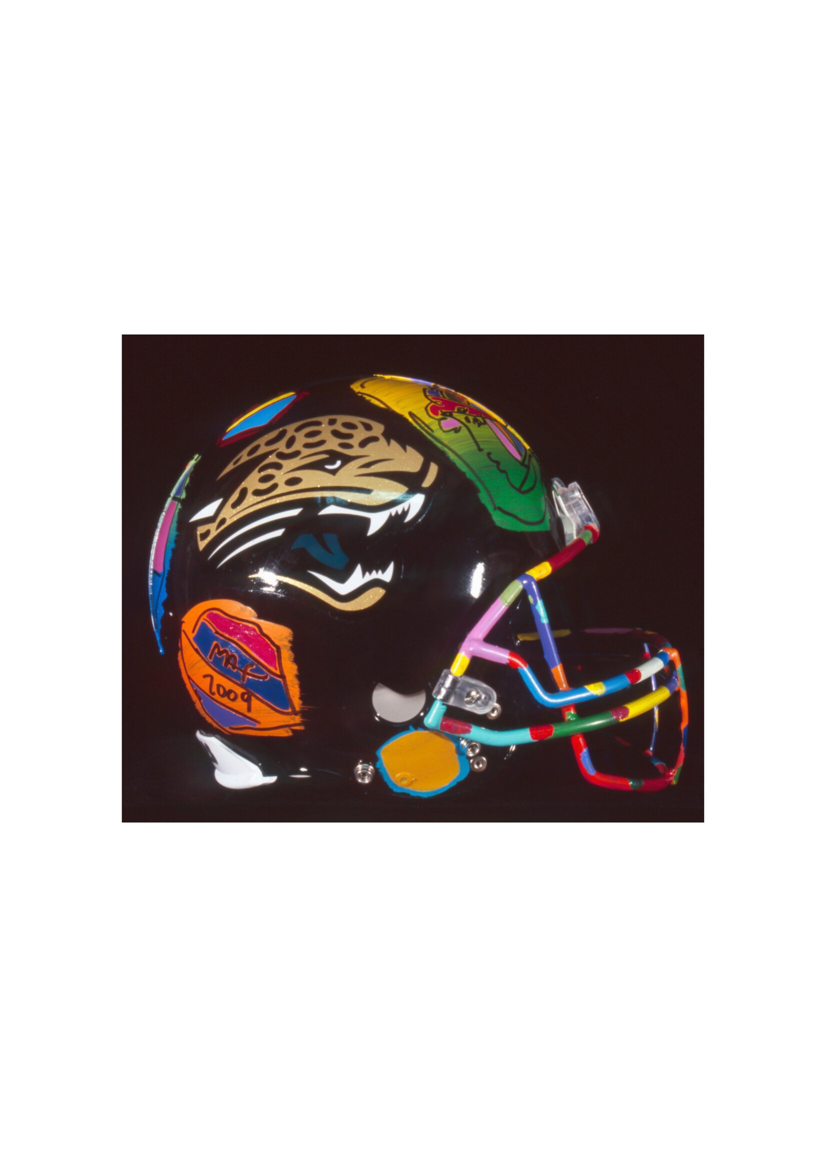 Peter Max Peter Max "Jacksonville Jaguars Helmet"
