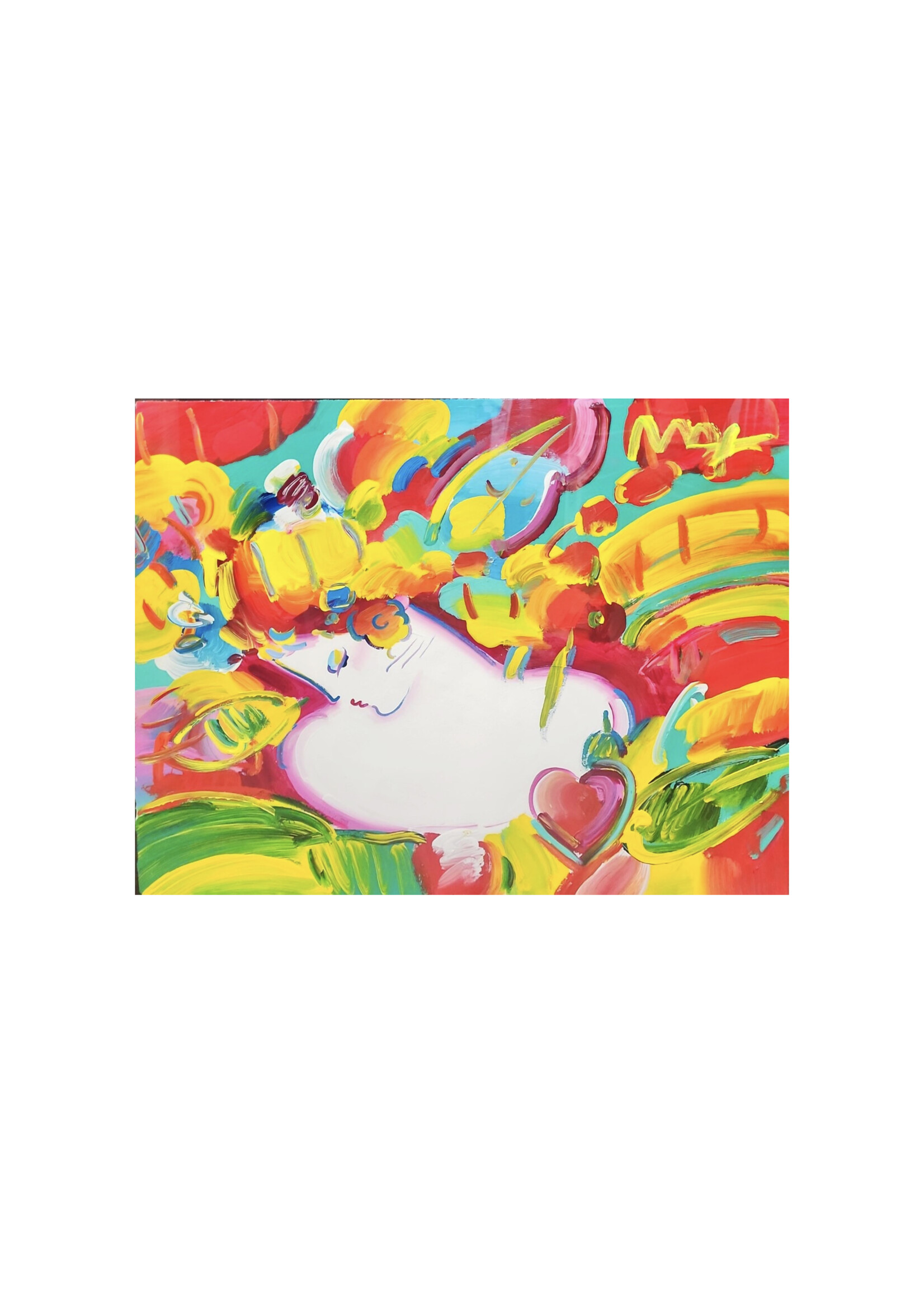 Peter Max Peter Max "Flower Blossom Lady"