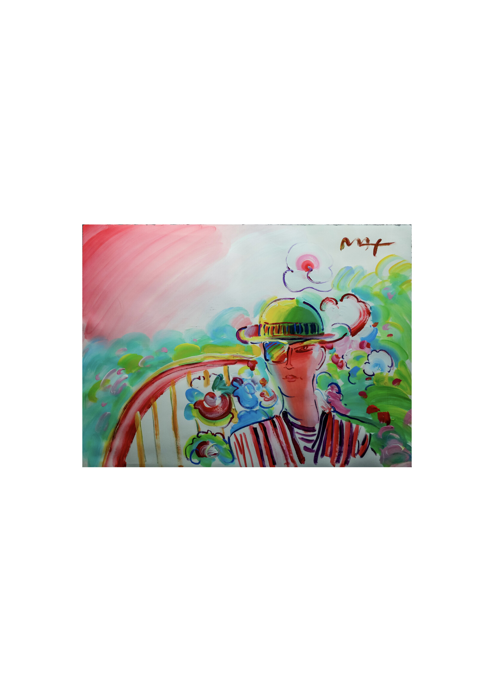 Peter Max Peter Max "French Zero's Girlfriend"