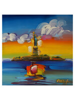 Peter Max Peter Max "Governor's Island with Sailboat"
