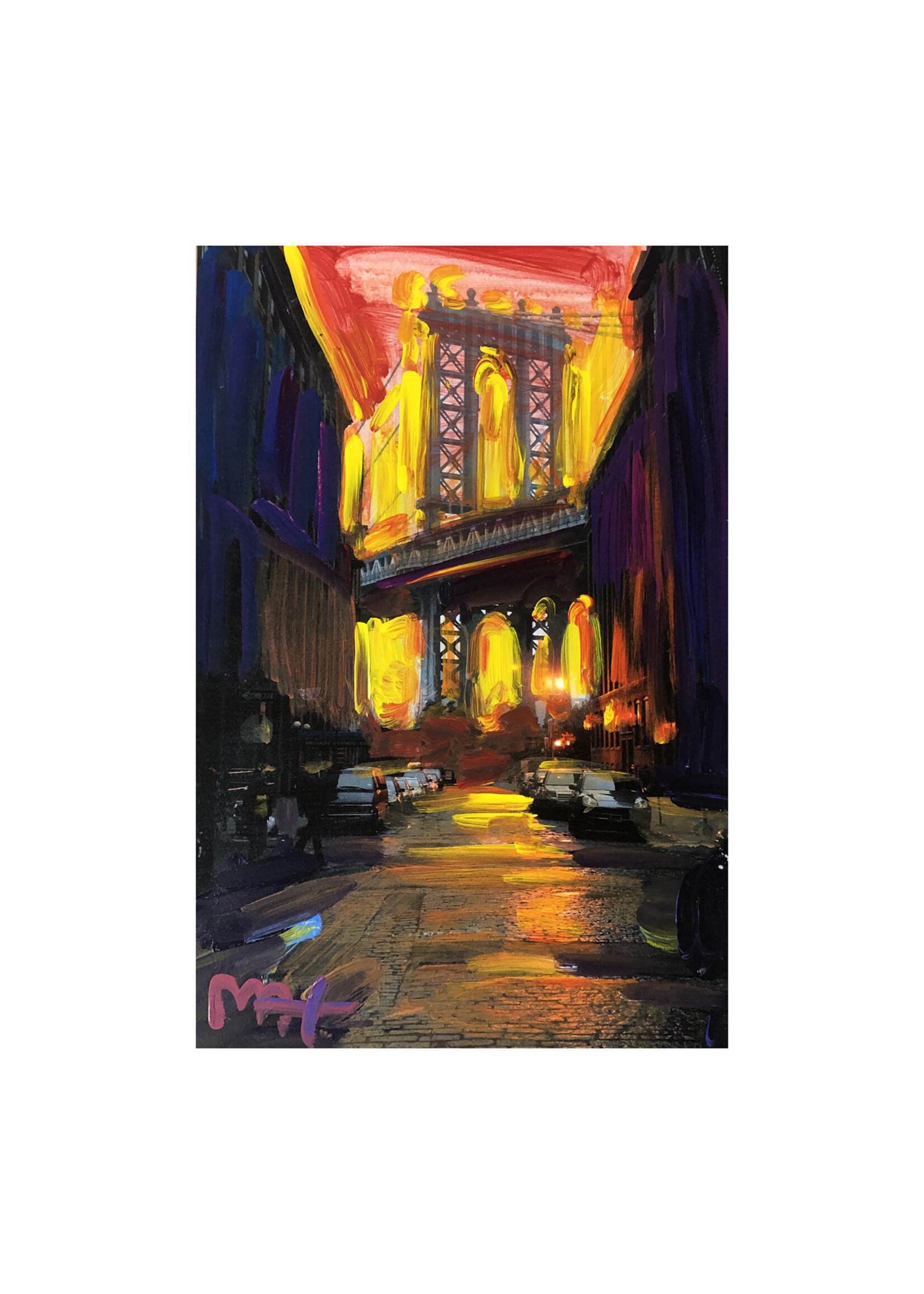 Peter Max Peter Max "Manhattan Bridge"