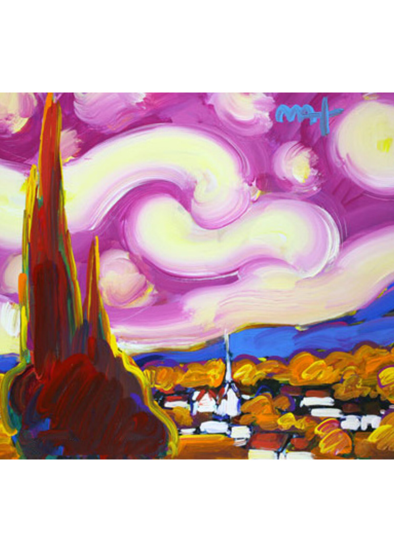 Peter Max Peter Max "Starry Starry Night (Pink)"