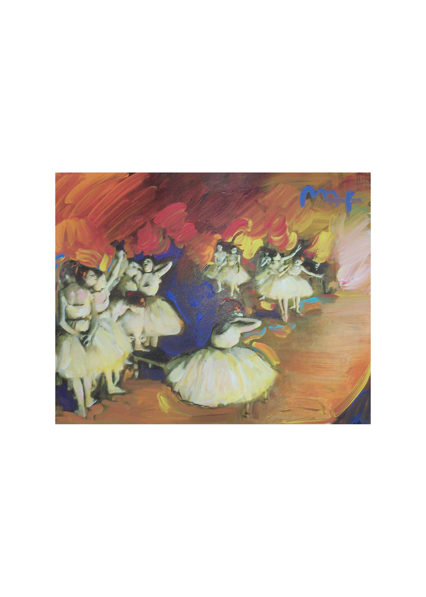 Peter Max Peter Max "Homage to Degas: Dance Ballet Rehearsal"