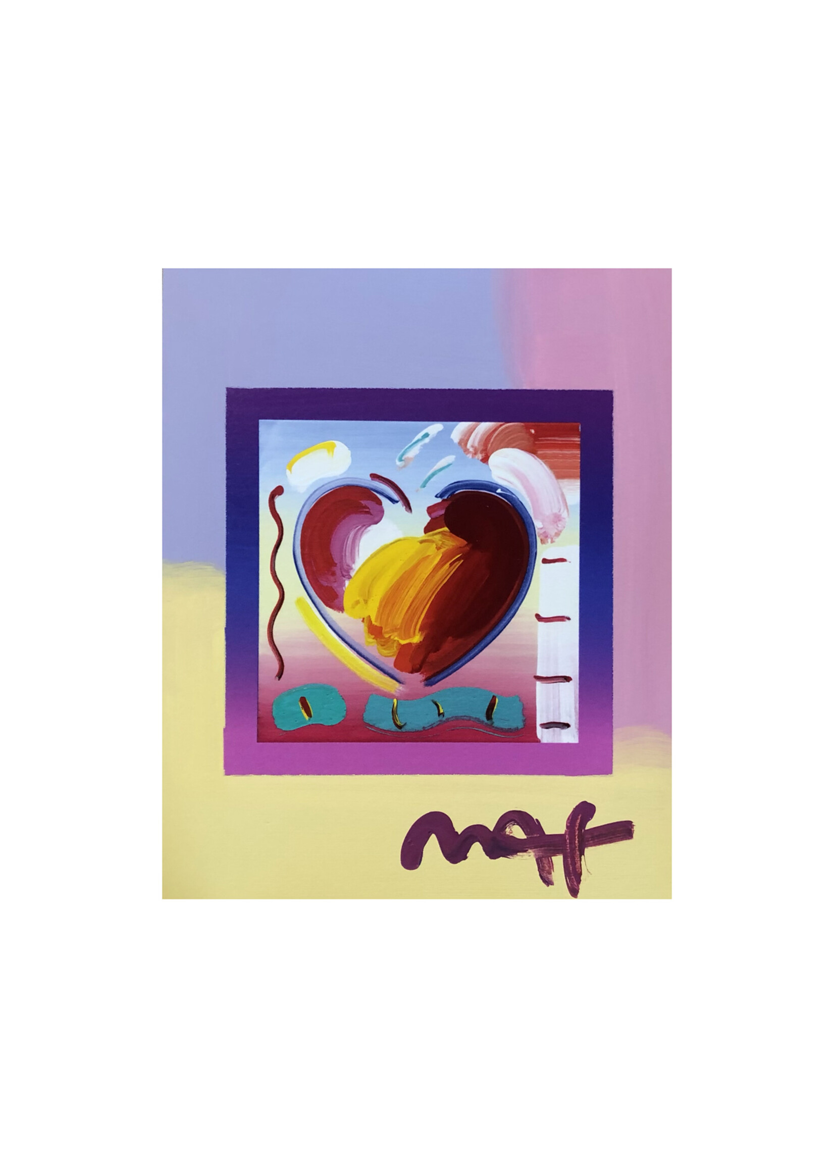 Peter Max Peter Max "Heart on Blends"
