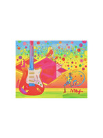 Peter Max Peter Max "Cosmic Series: Rainbow Runner and Guitar"