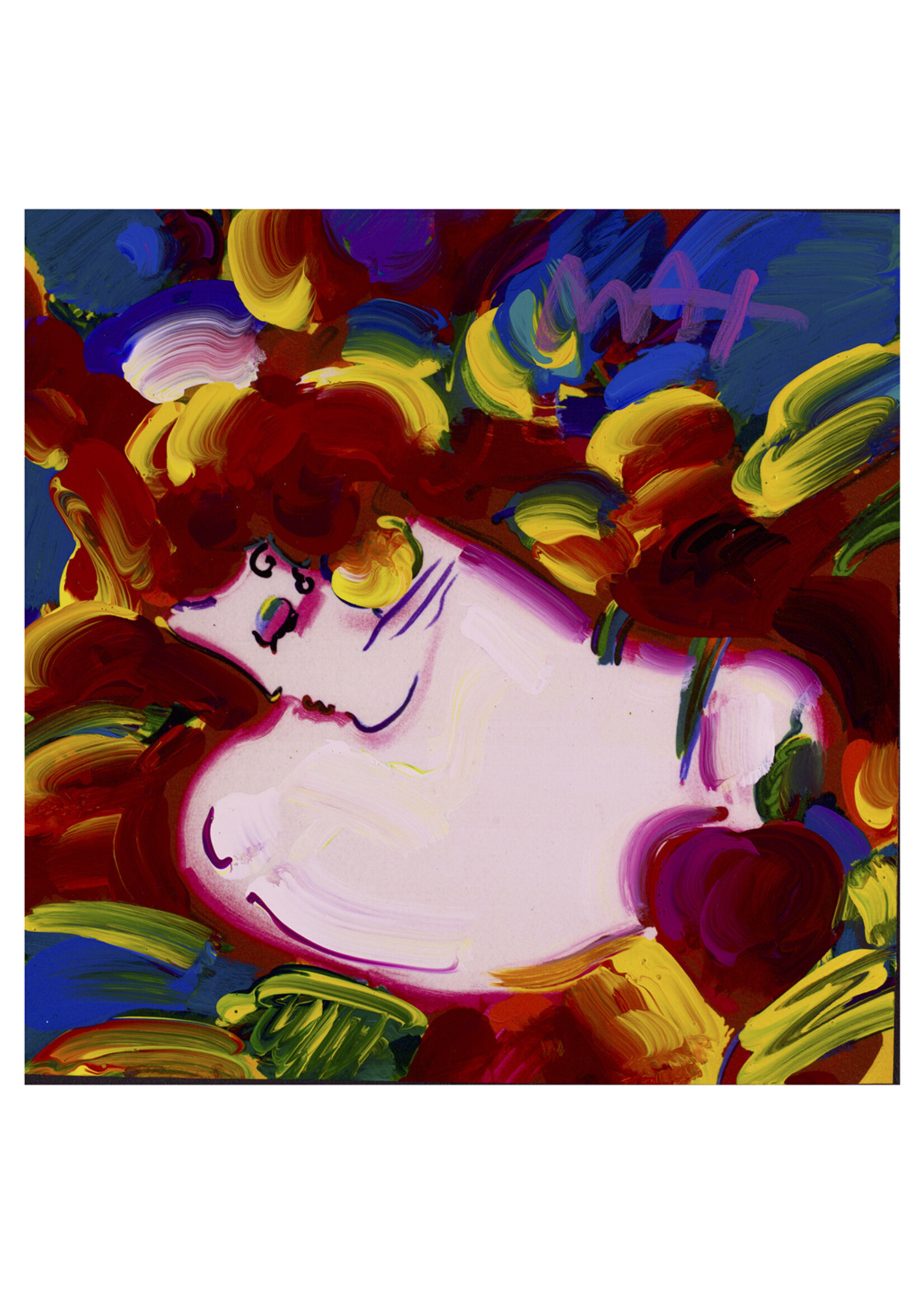 Peter Max Peter Max "Flower Blossom Lady"