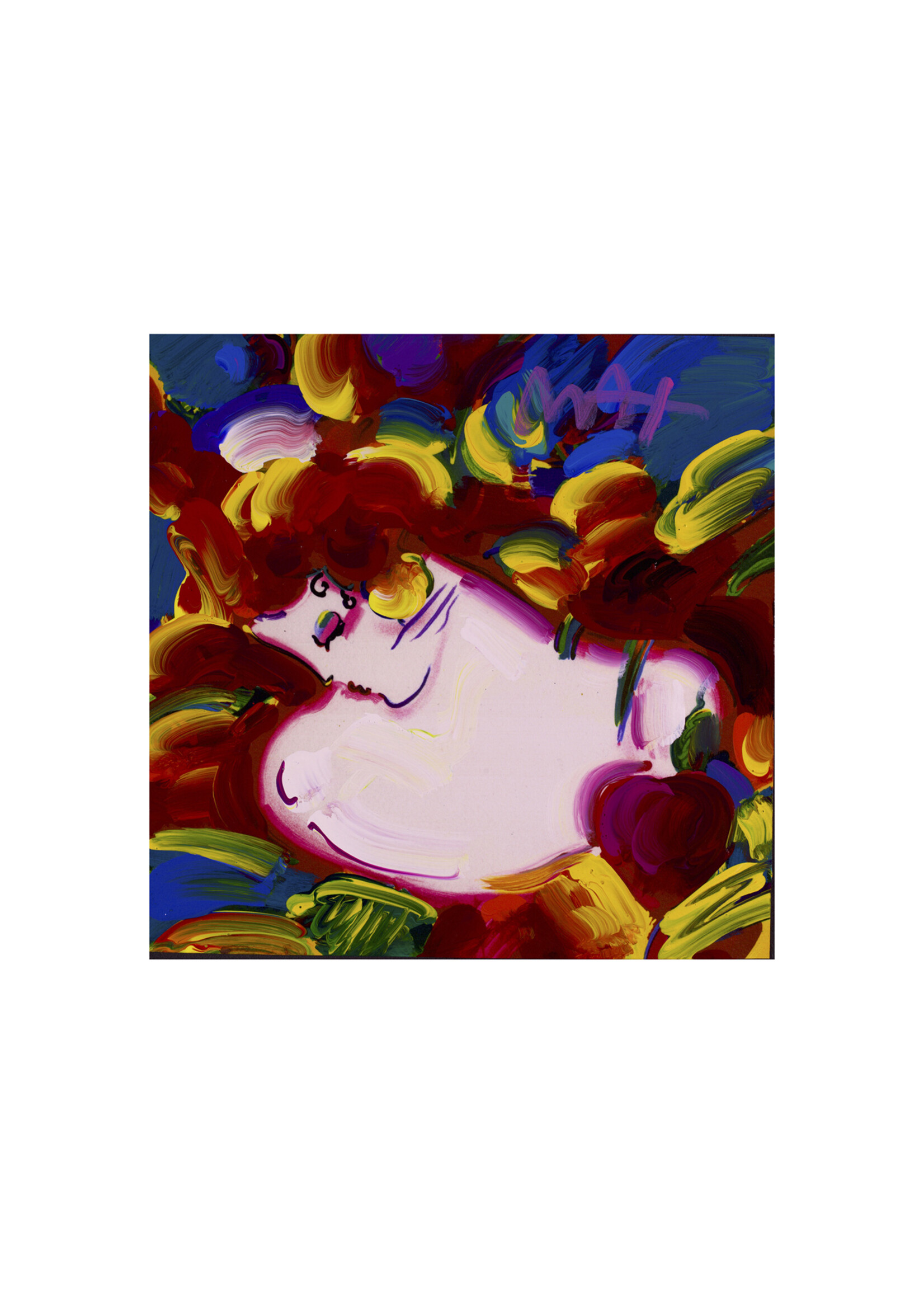 Peter Max Peter Max "Flower Blossom Lady"