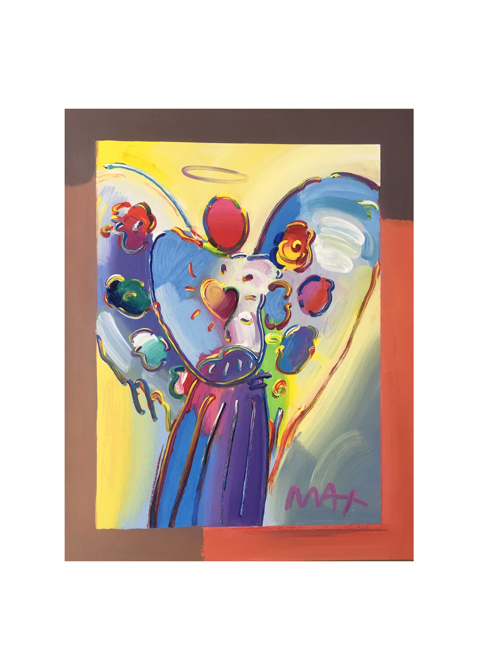Peter Max Peter Max "Angel with Heart"