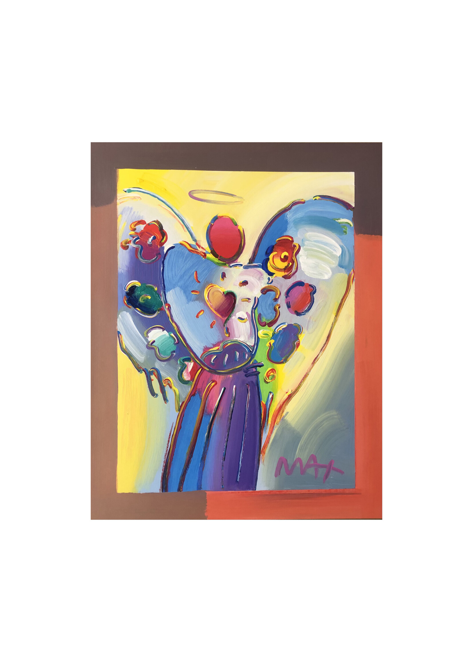 Peter Max Peter Max "Angel with Heart"