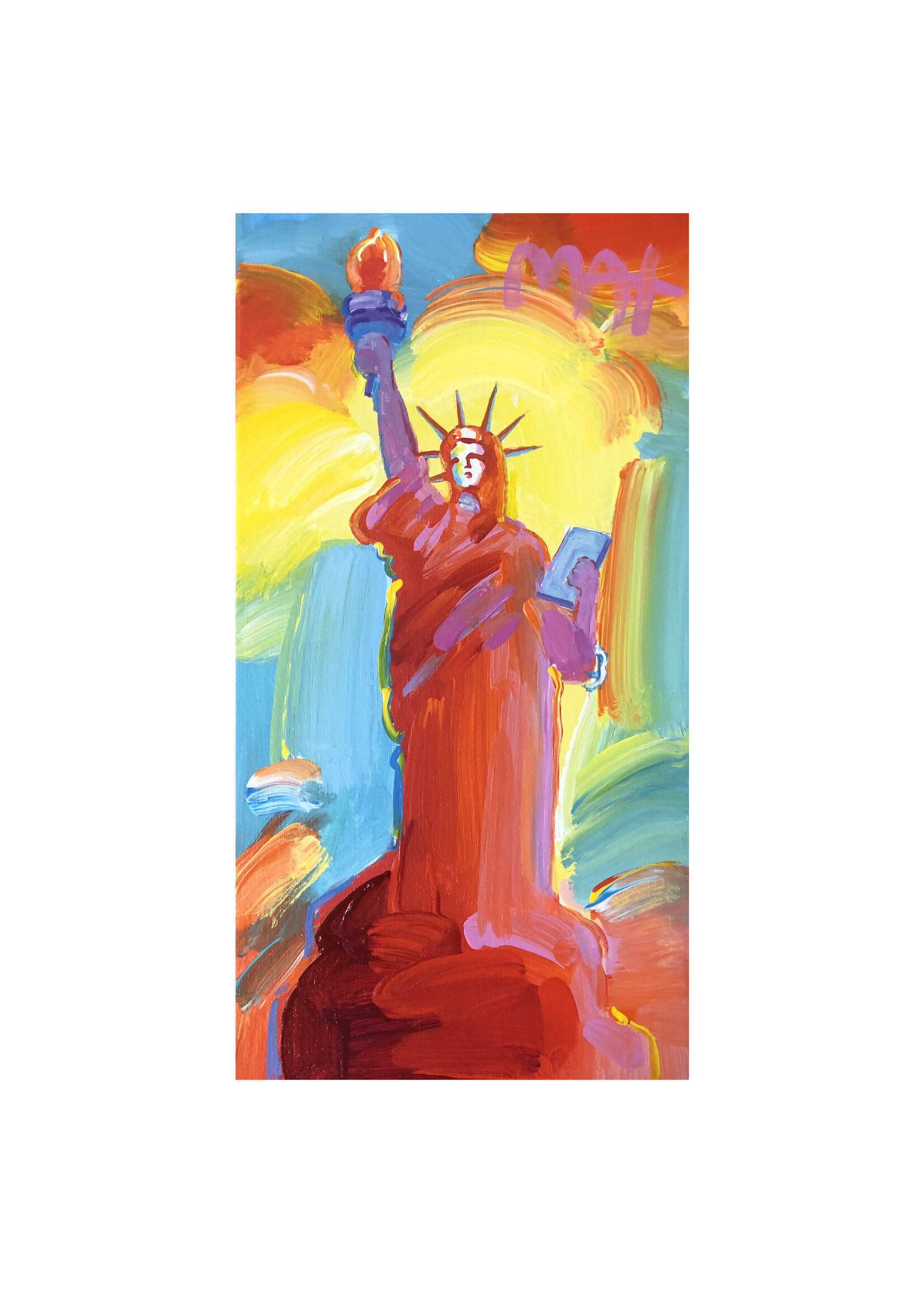 Peter Max Peter Max "Statue of Liberty"
