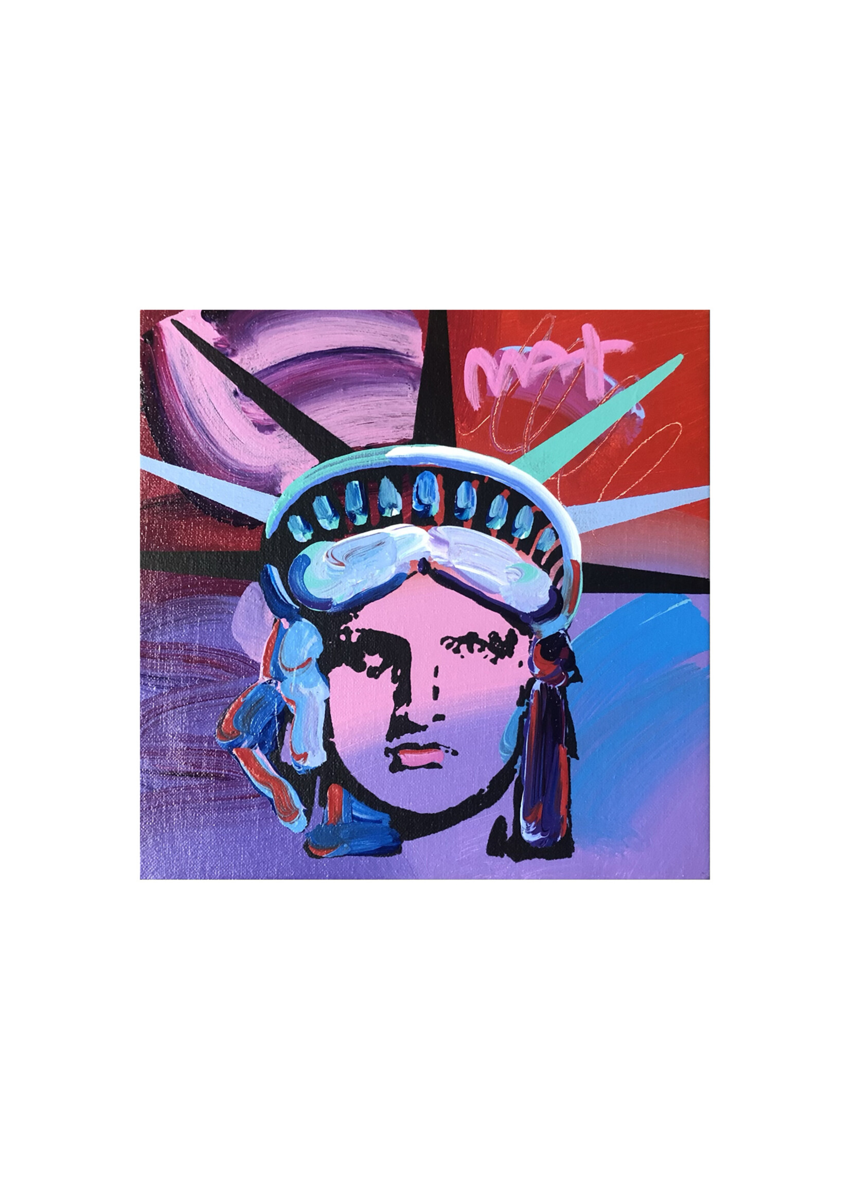Peter Max Peter Max "Liberty Head"
