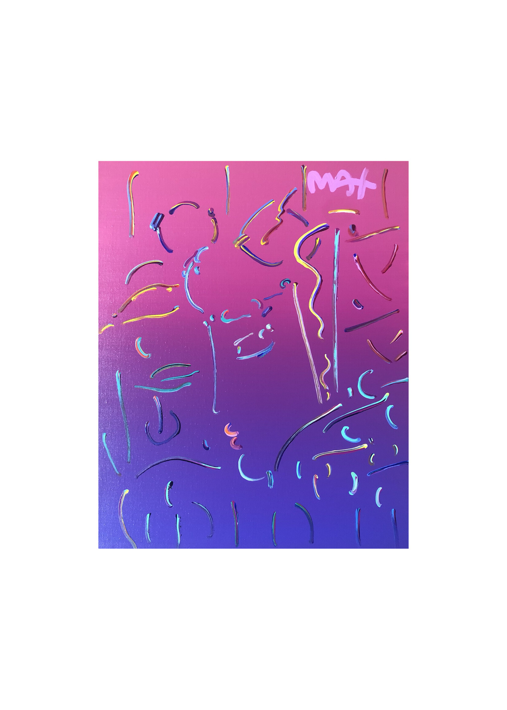 Peter Max Peter Max "Midnight Profile"