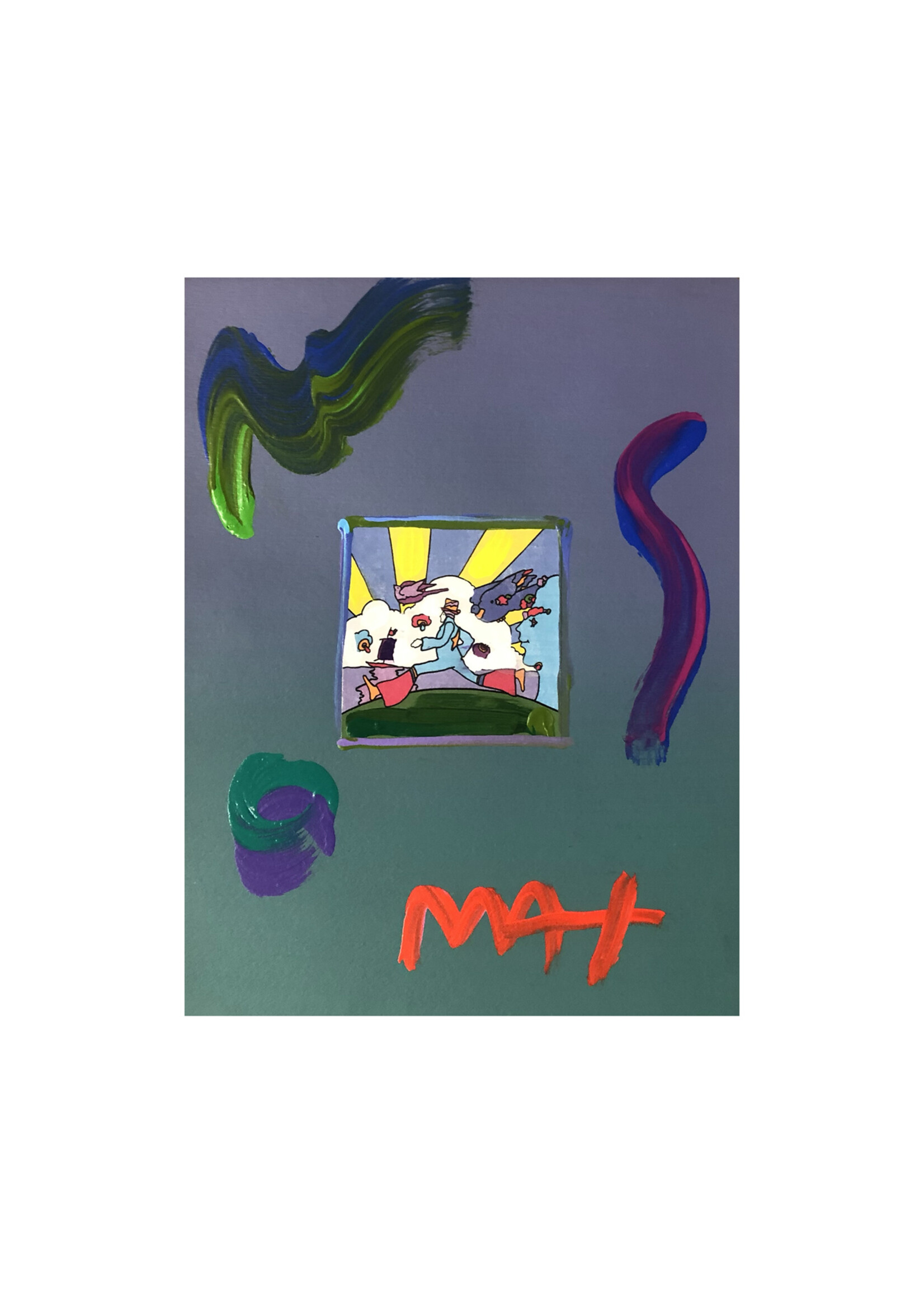 Peter Max Peter Max "Cosmic Runner"